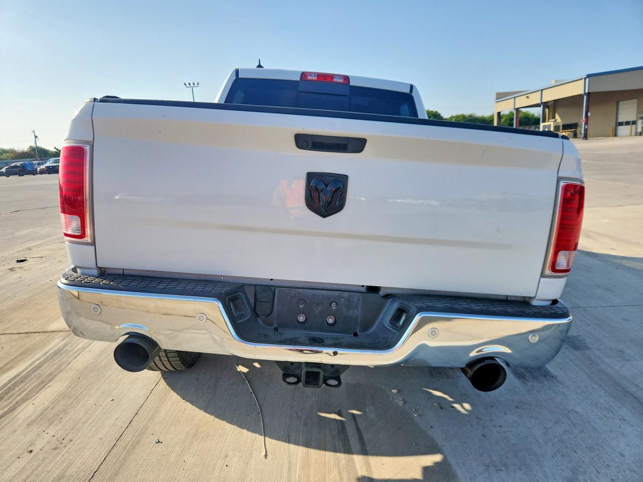 2015 Ram 1500 Longhorn White vin: 1C6RR6PT0FS676226