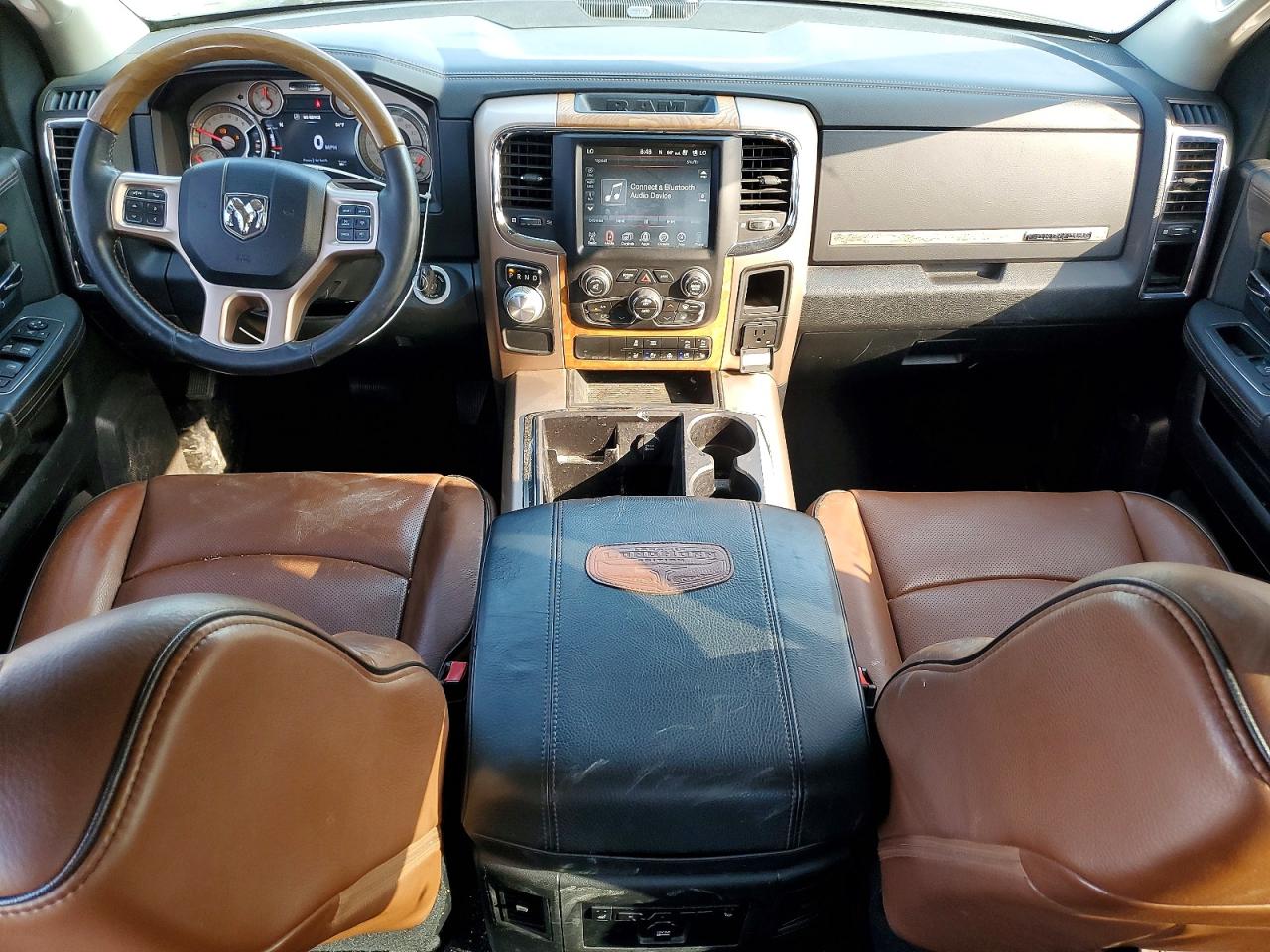 2015 Ram 1500 Longhorn White vin: 1C6RR6PT0FS676226