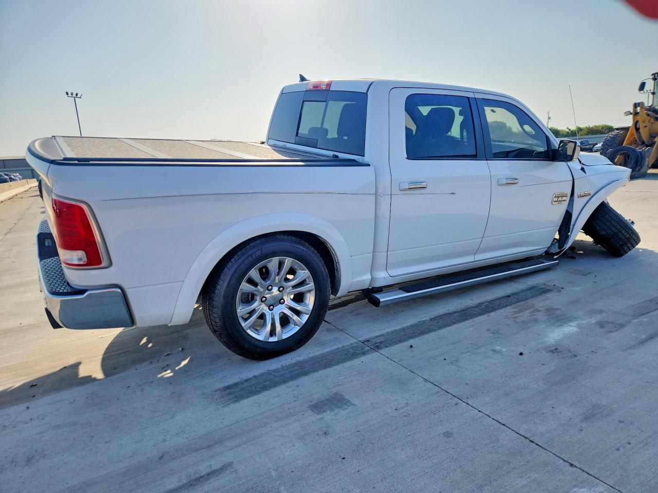 2015 Ram 1500 Longhorn White vin: 1C6RR6PT0FS676226