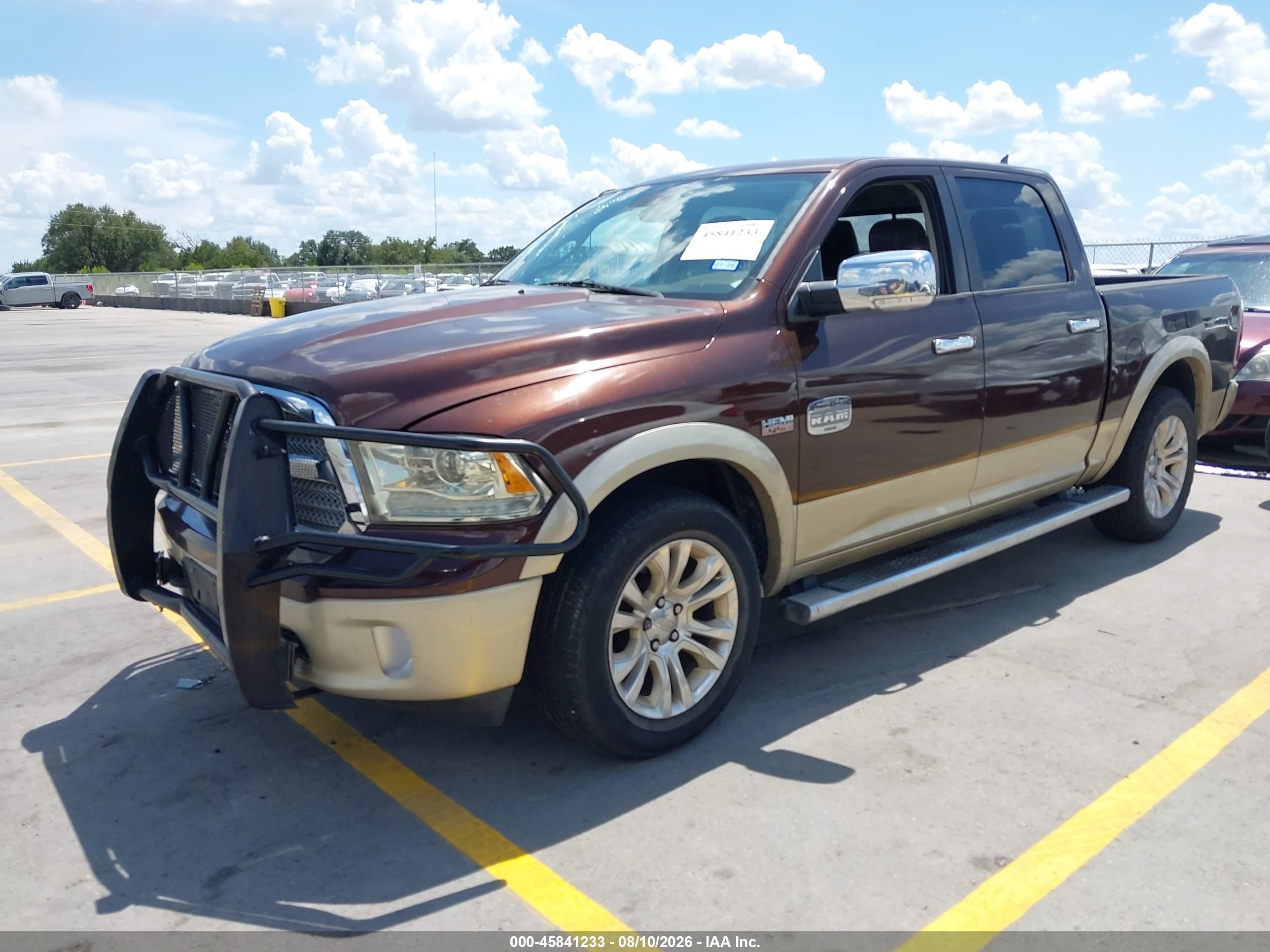 2013 Ram 1500 Laramie Longhorn Edition Brown vin: 1C6RR6PT1DS578318