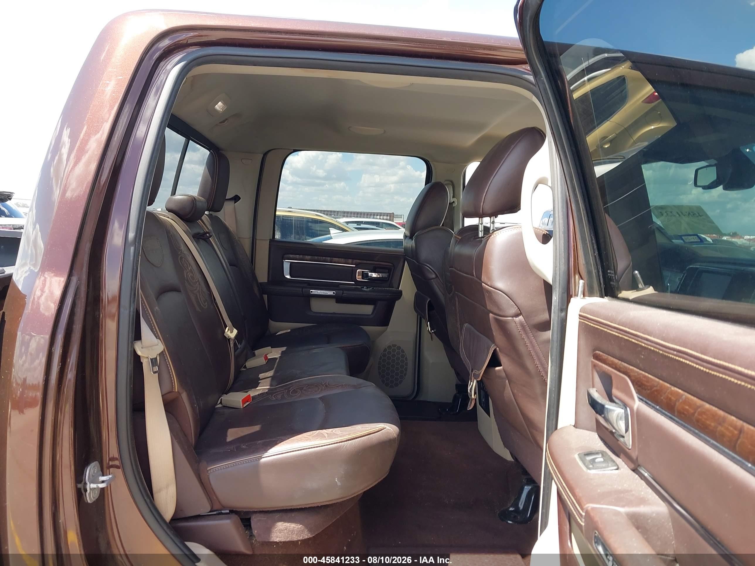 2013 Ram 1500 Laramie Longhorn Edition Brown vin: 1C6RR6PT1DS578318