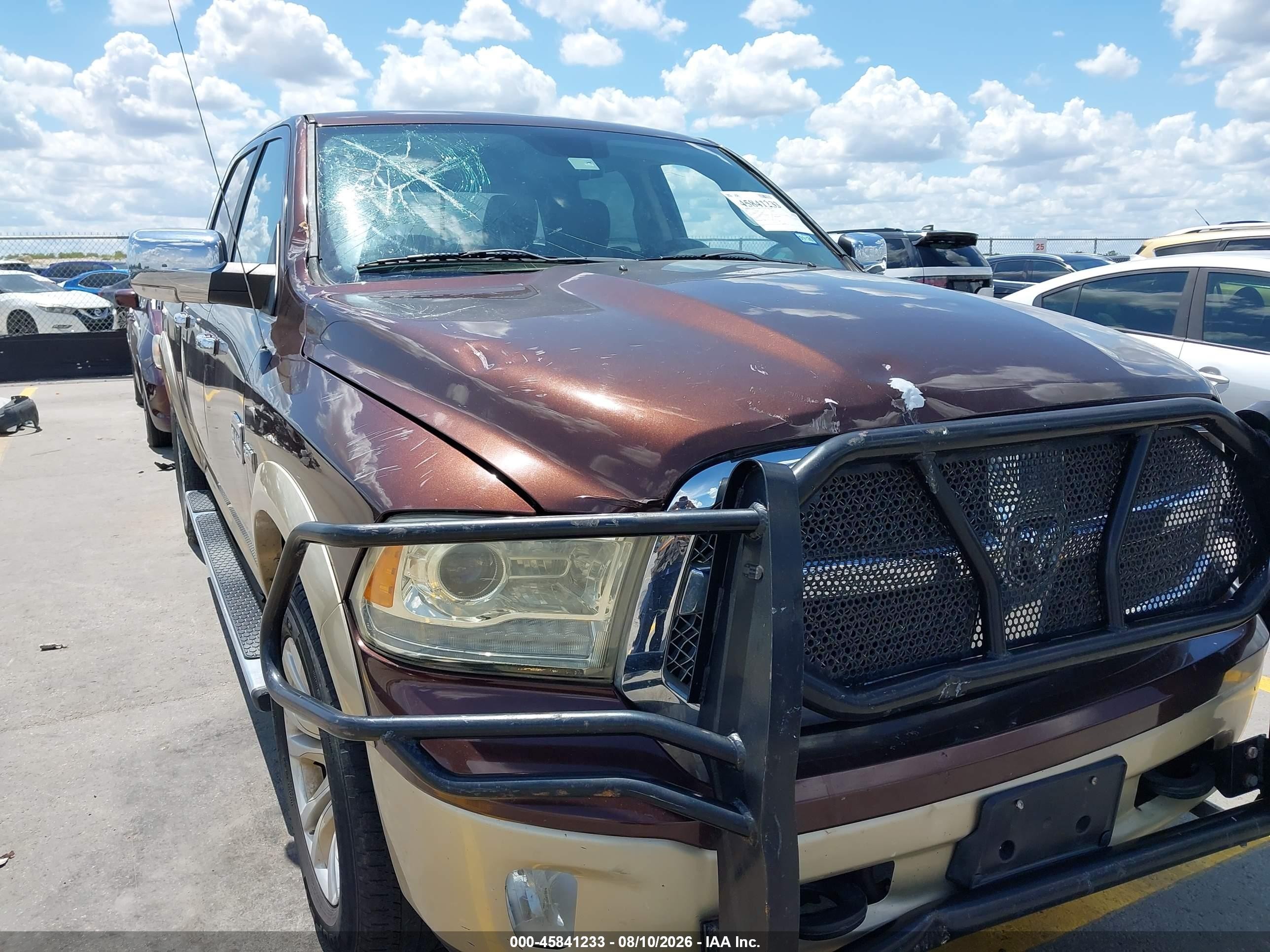 2013 Ram 1500 Laramie Longhorn Edition Brown vin: 1C6RR6PT1DS578318