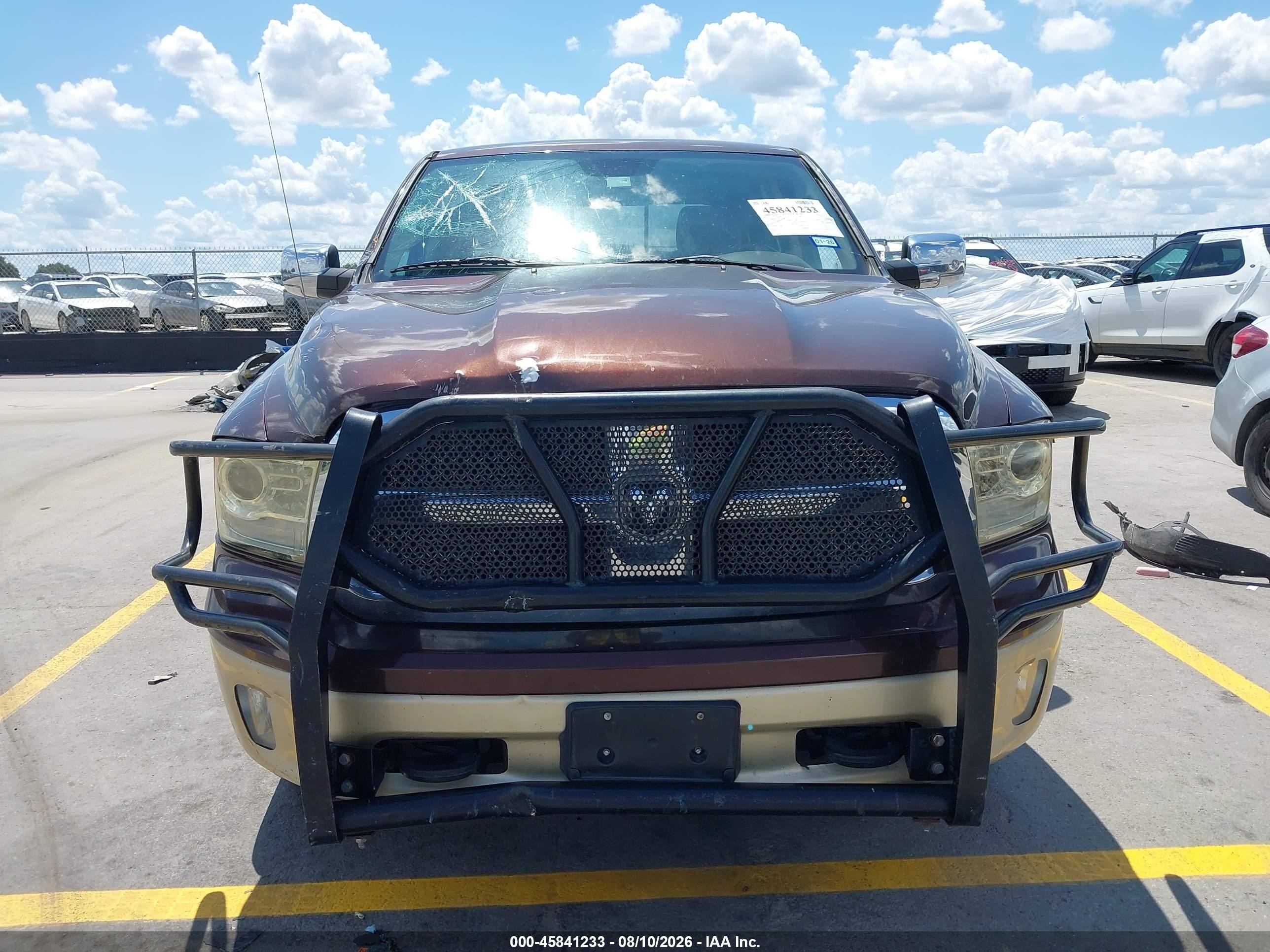 2013 Ram 1500 Laramie Longhorn Edition Brown vin: 1C6RR6PT1DS578318