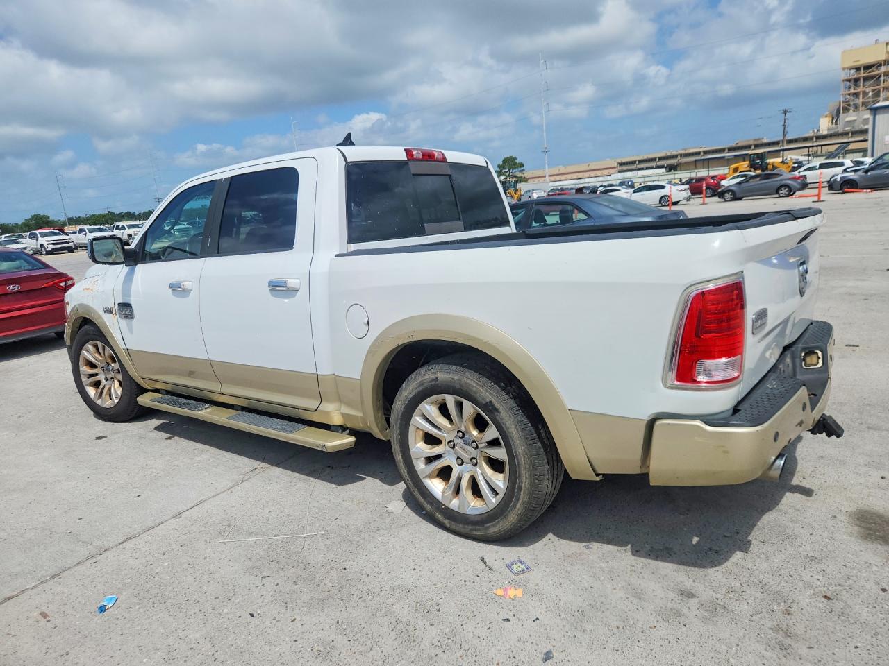 2013 Ram 1500 Longhorn White vin: 1C6RR6PT1DS597550