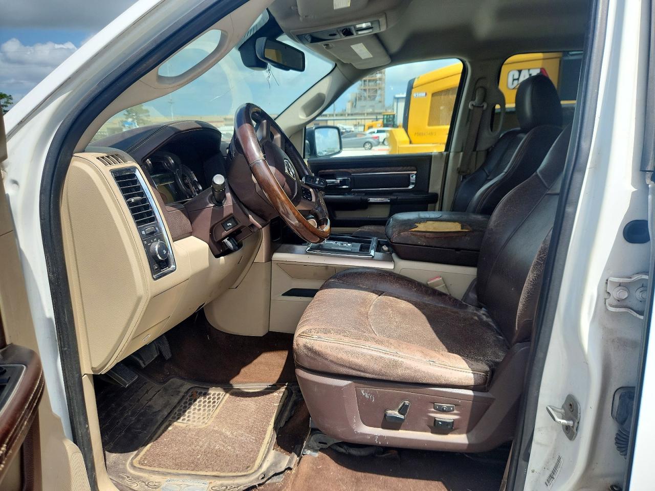 2013 Ram 1500 Longhorn White vin: 1C6RR6PT1DS597550
