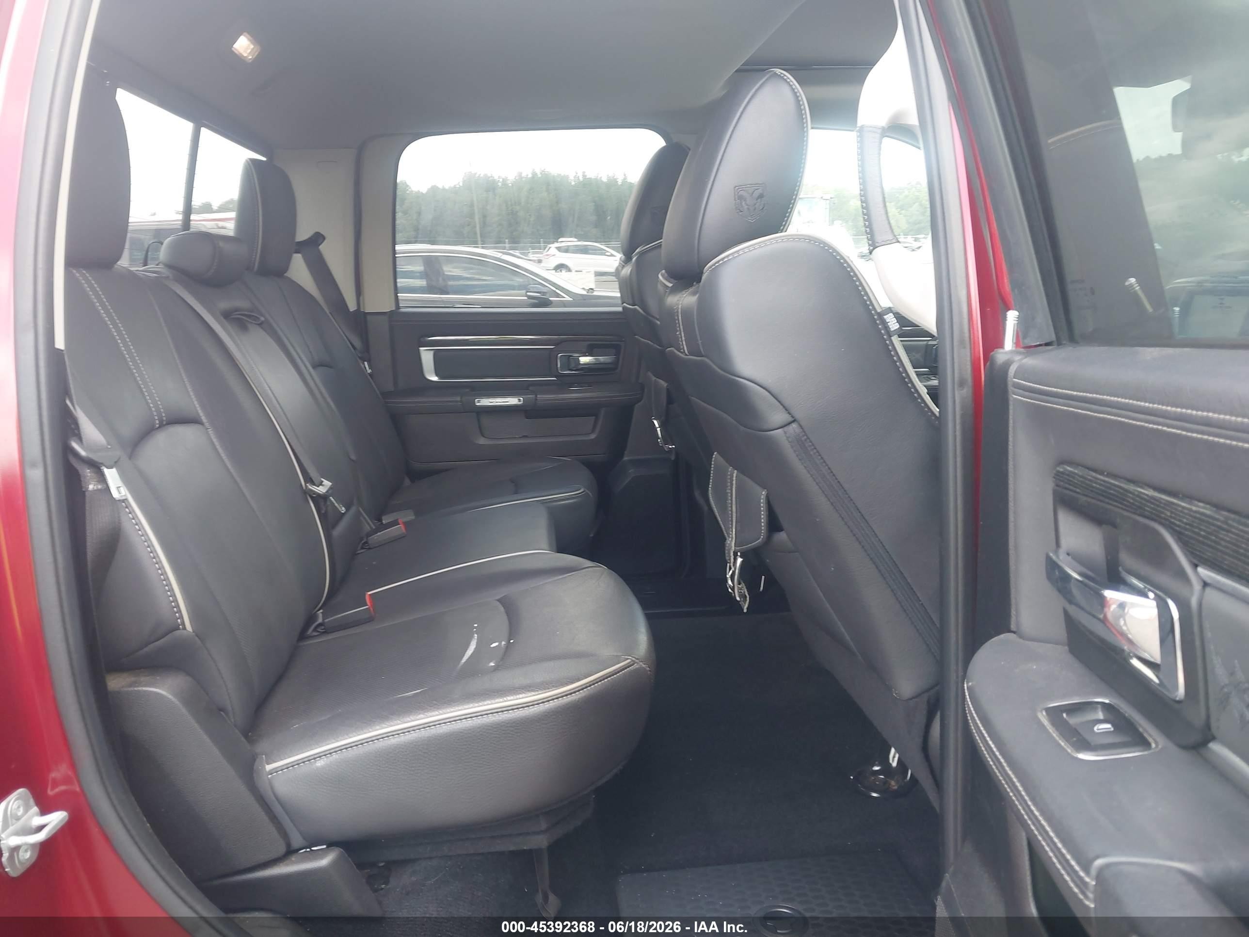2013 Ram 1500 Laramie Longhorn Edition Burgundy vin: 1C6RR6PT1DS721770