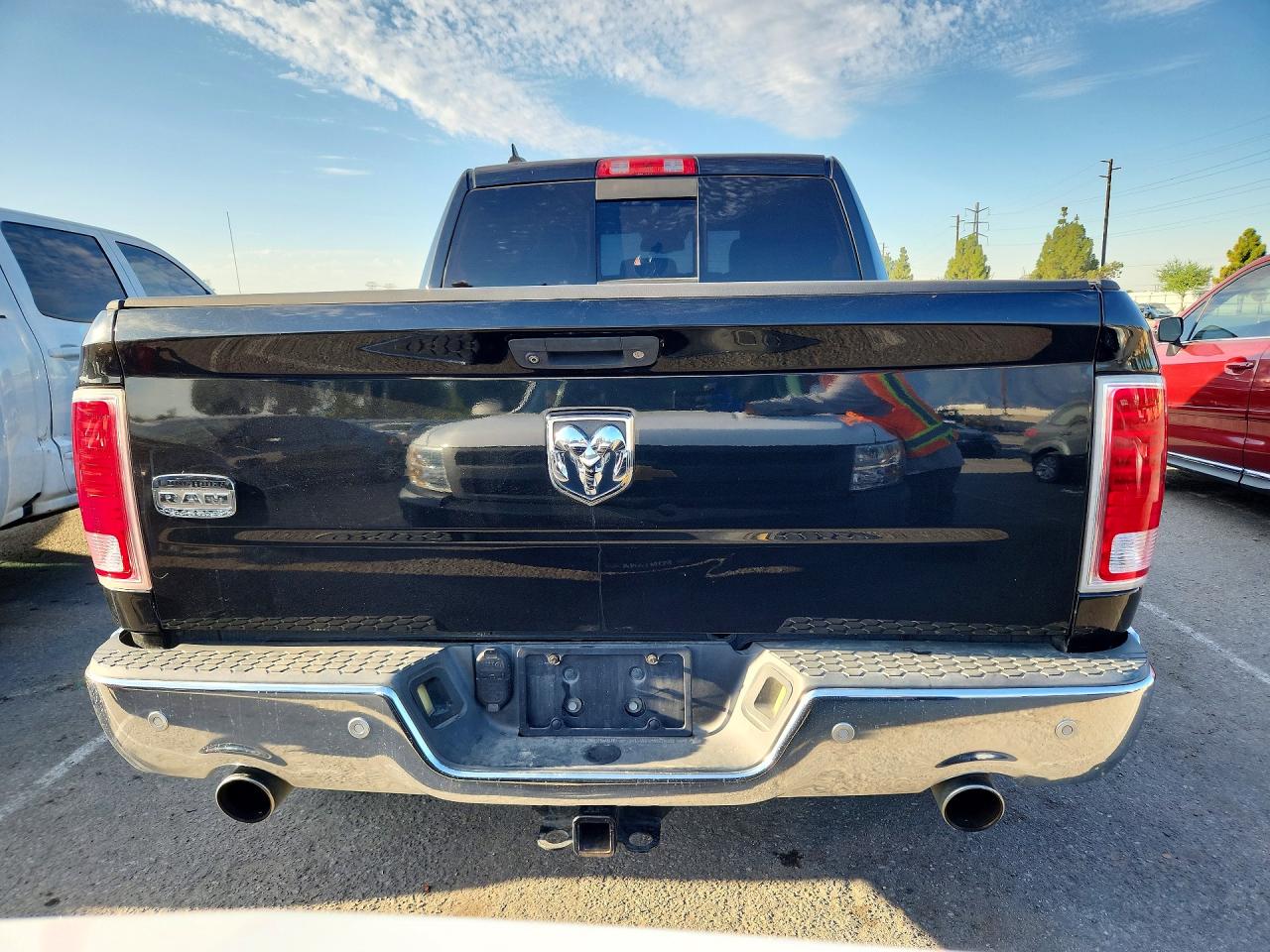 2015 Ram 1500 Longhorn Black vin: 1C6RR6PT1FS638875