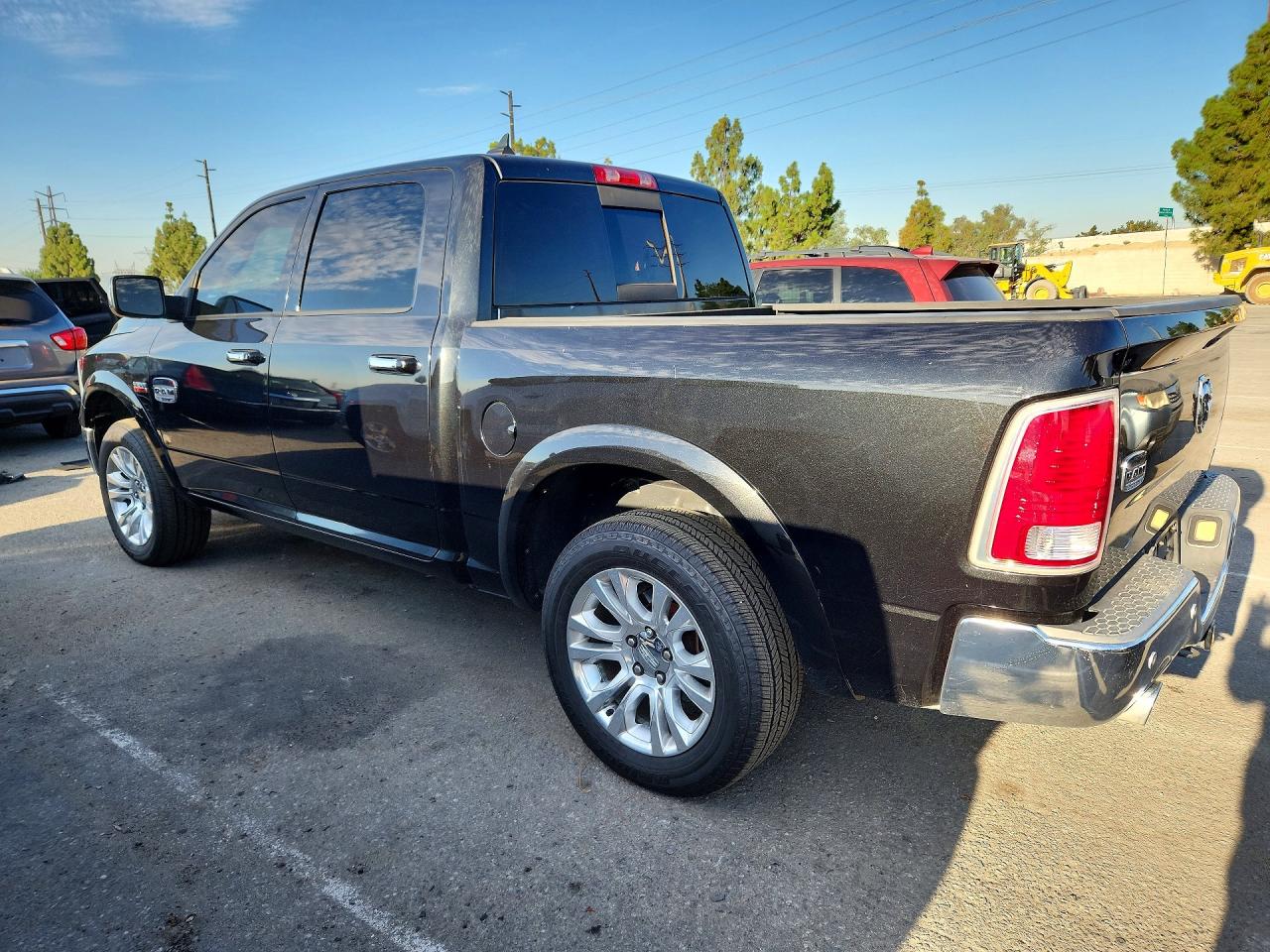 2015 Ram 1500 Longhorn Black vin: 1C6RR6PT1FS638875