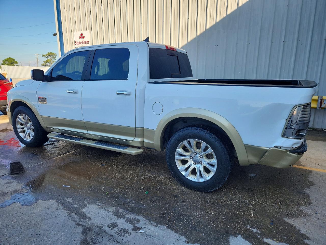 2013 Ram 1500 Longhorn White vin: 1C6RR6PT3DS517651