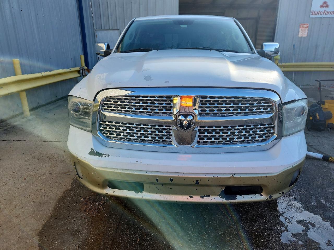 2013 Ram 1500 Longhorn White vin: 1C6RR6PT3DS517651