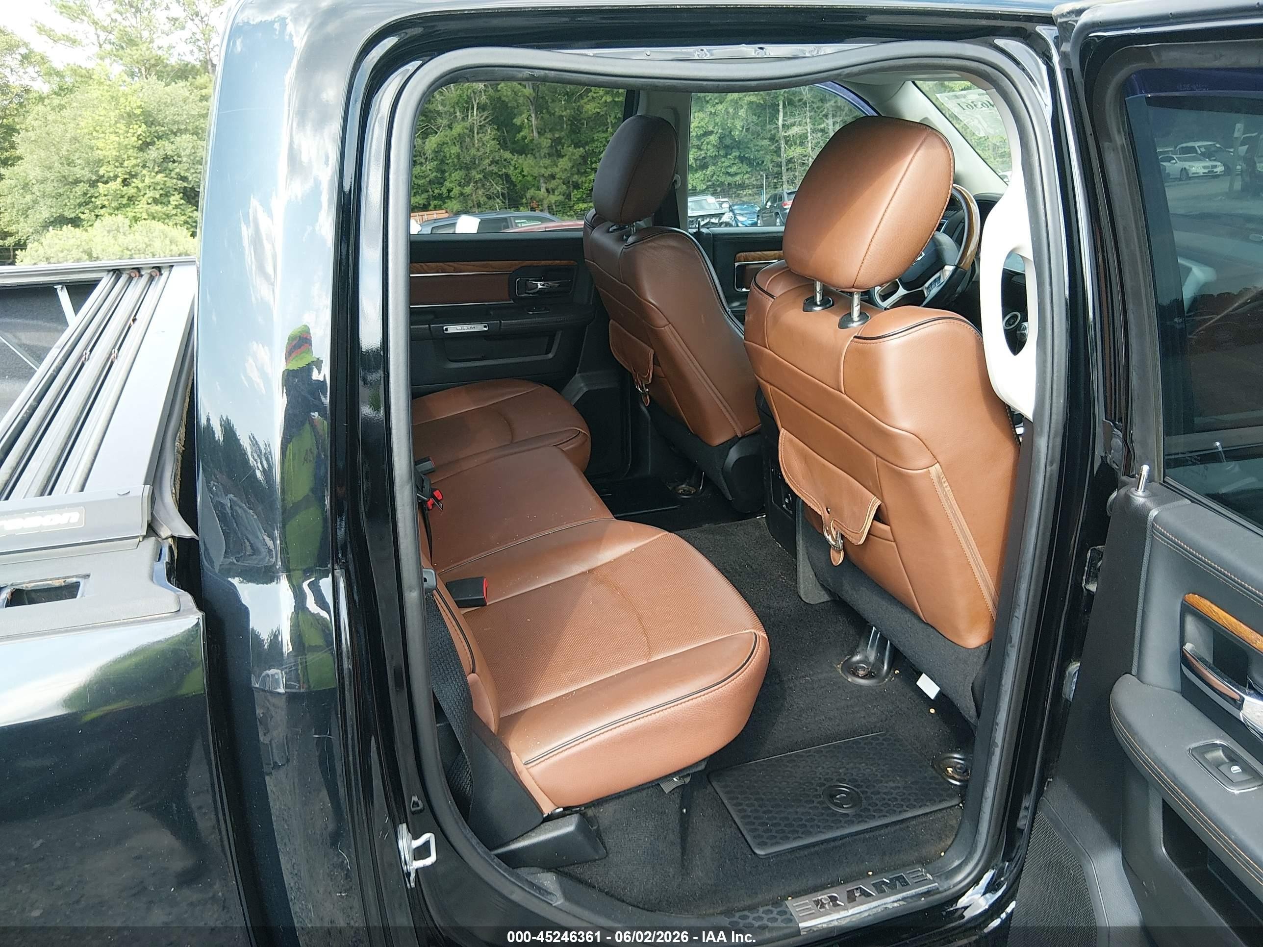 2014 Ram 1500 Longhorn Black vin: 1C6RR6PT3ES172610