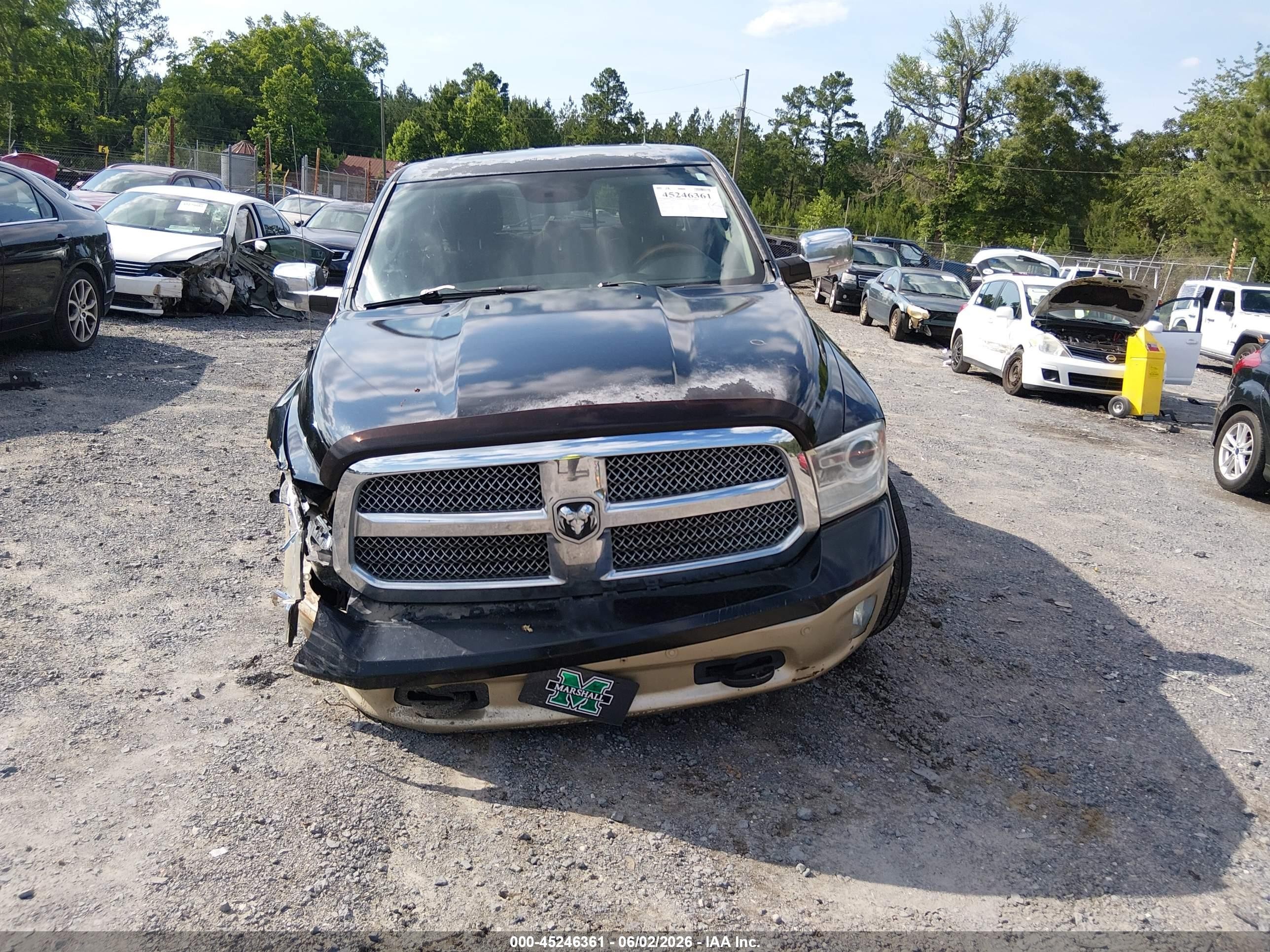 2014 Ram 1500 Longhorn Black vin: 1C6RR6PT3ES172610