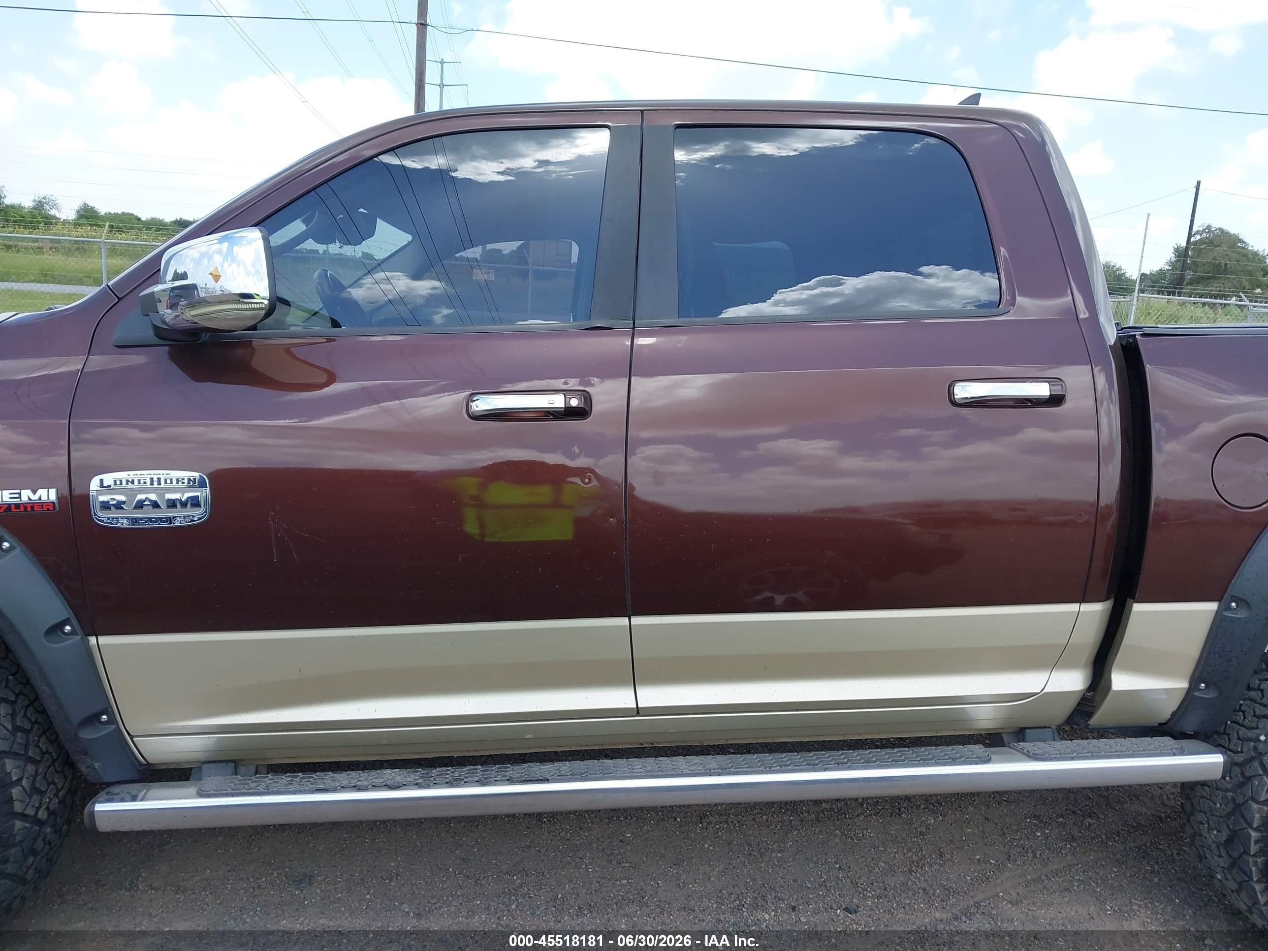 2015 Ram 1500 Laramie Longhorn Brown vin: 1C6RR6PT6FS651203