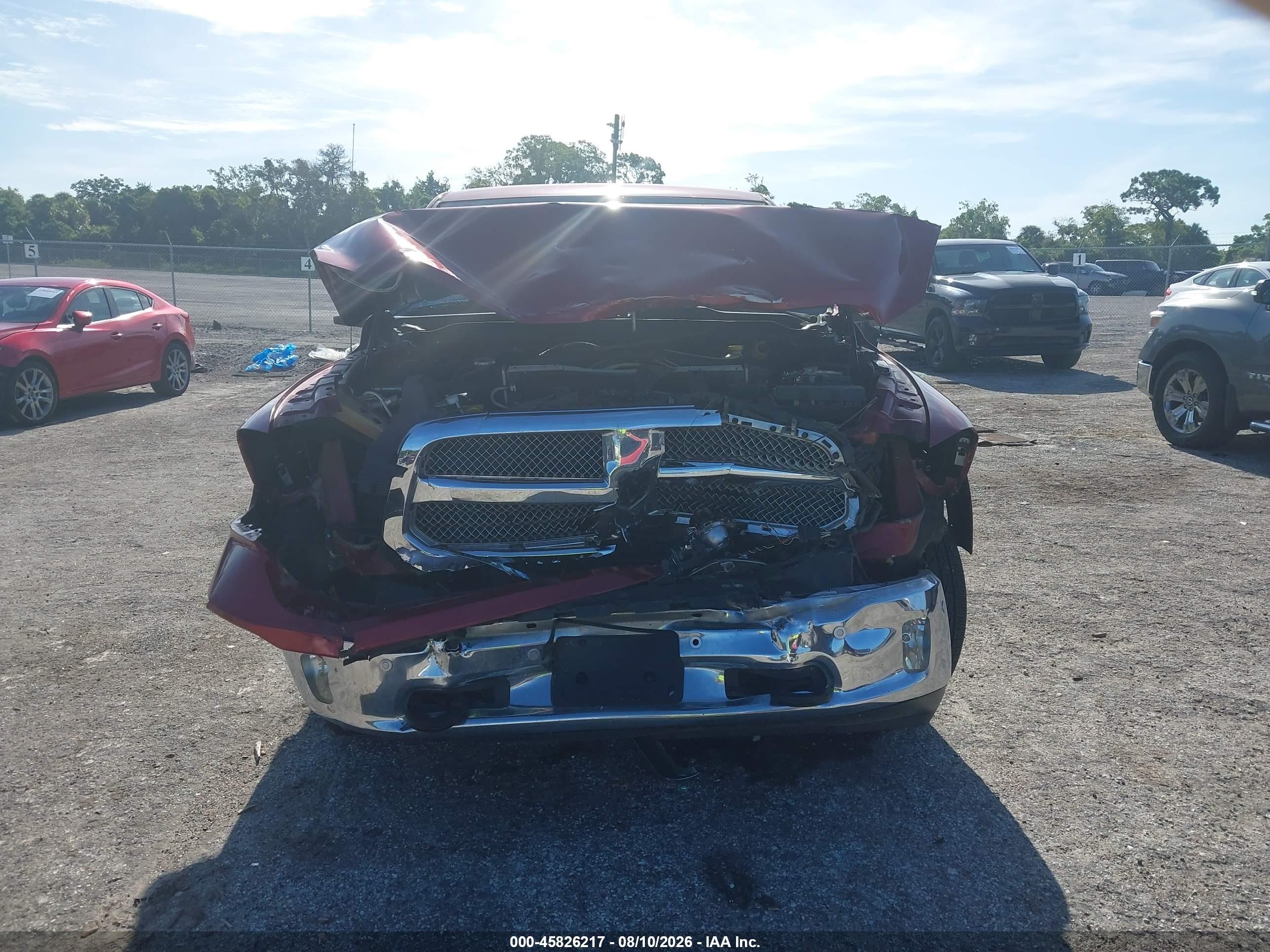 2014 Ram 1500 Longhorn Бордовый vin: 1C6RR6PT7ES298775