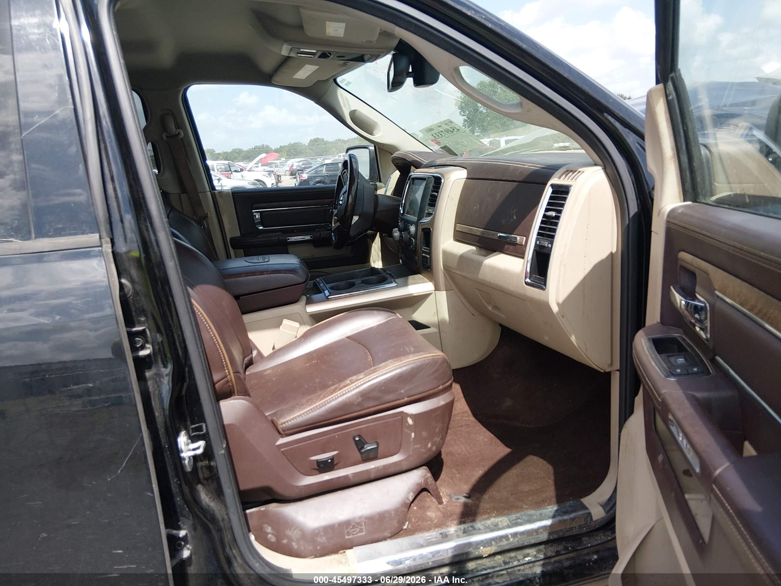 2015 Ram 1500 Laramie Longhorn Black vin: 1C6RR6PT7FS535377