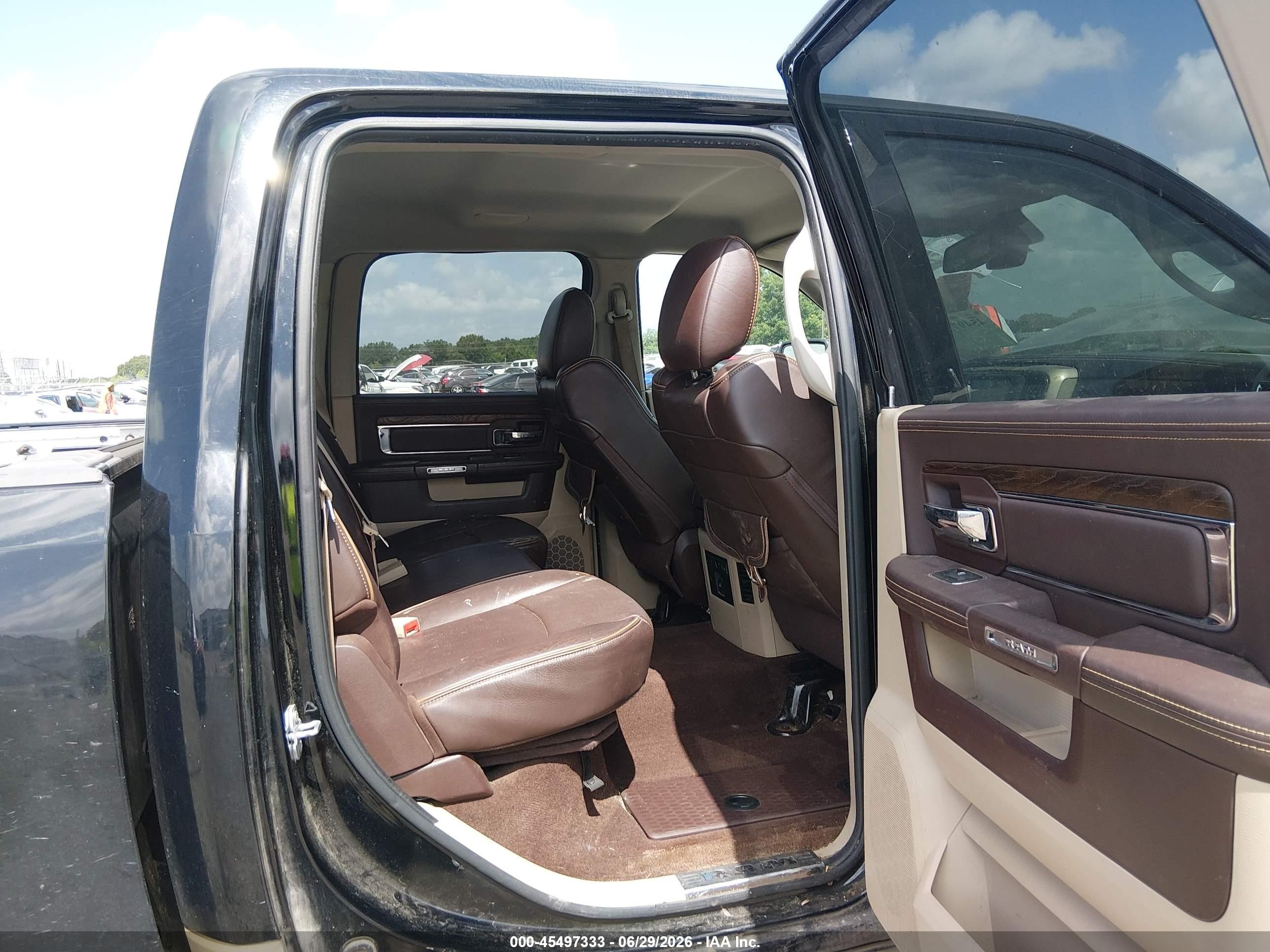 2015 Ram 1500 Laramie Longhorn Black vin: 1C6RR6PT7FS535377