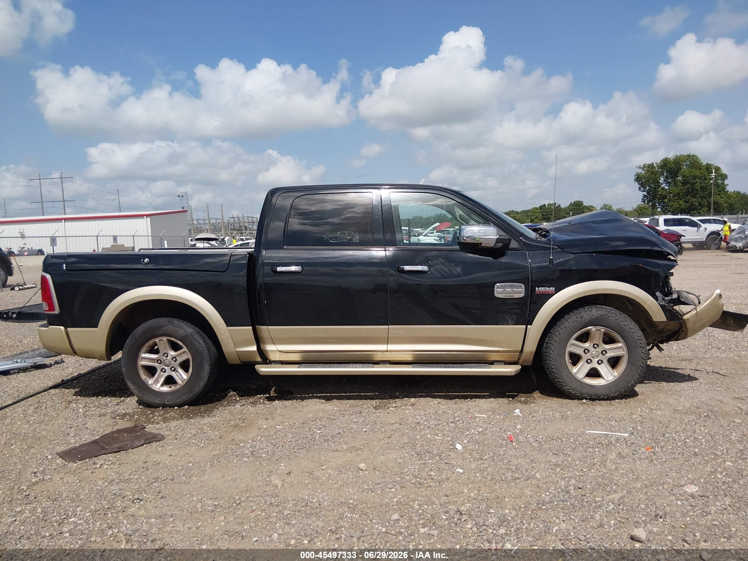 2015 Ram 1500 Laramie Longhorn Black vin: 1C6RR6PT7FS535377
