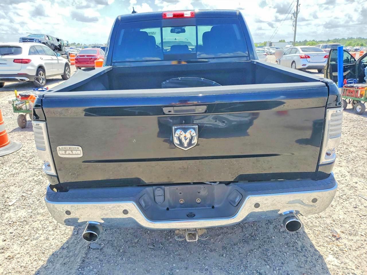 2013 Ram 1500 Longhorn Black vin: 1C6RR6PT8DS707588