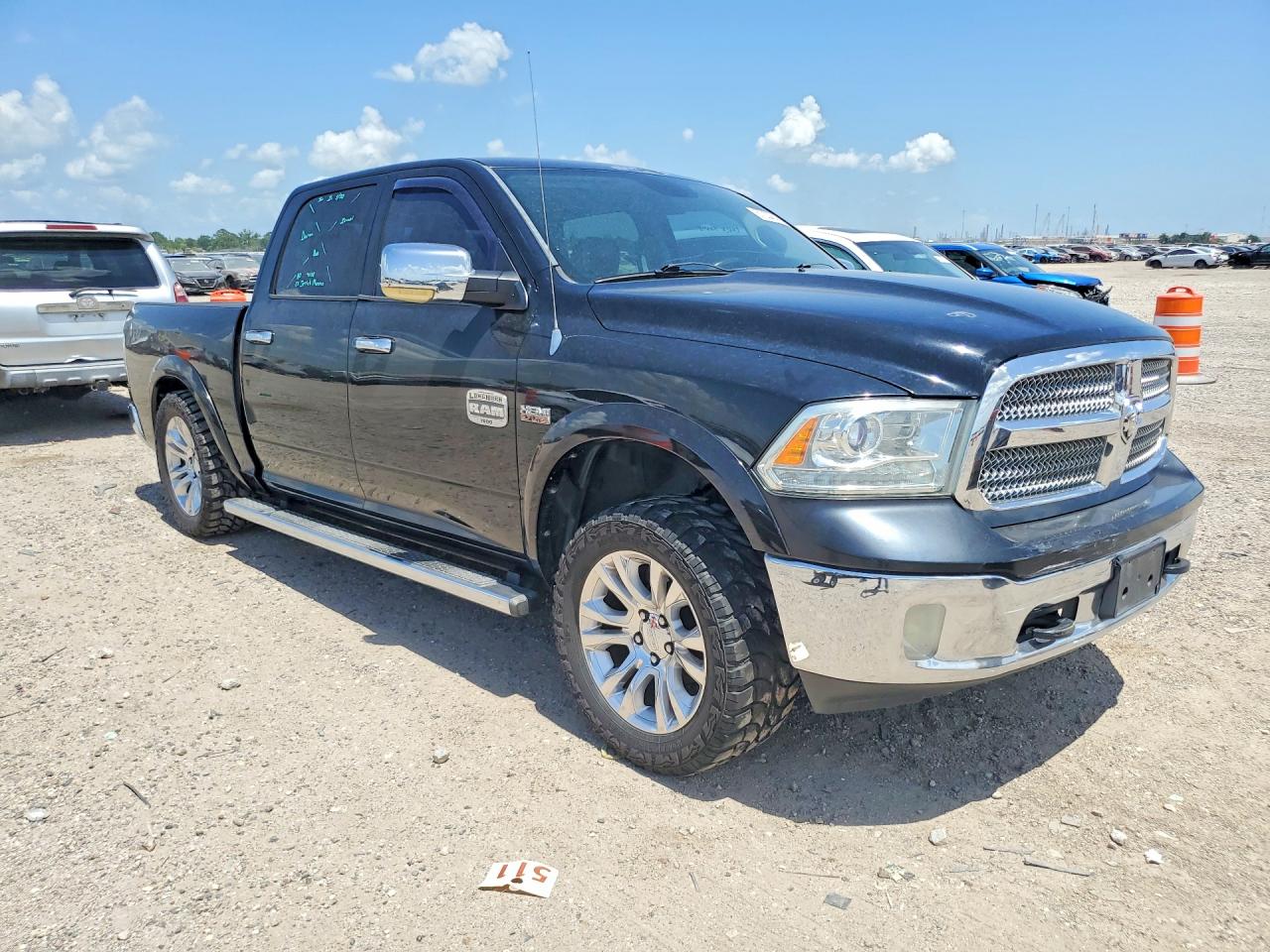 2013 Ram 1500 Longhorn Black vin: 1C6RR6PT8DS707588