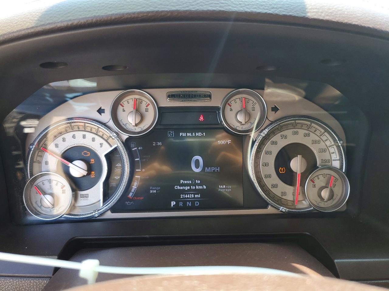 2013 Ram 1500 Longhorn Black vin: 1C6RR6PT8DS707588