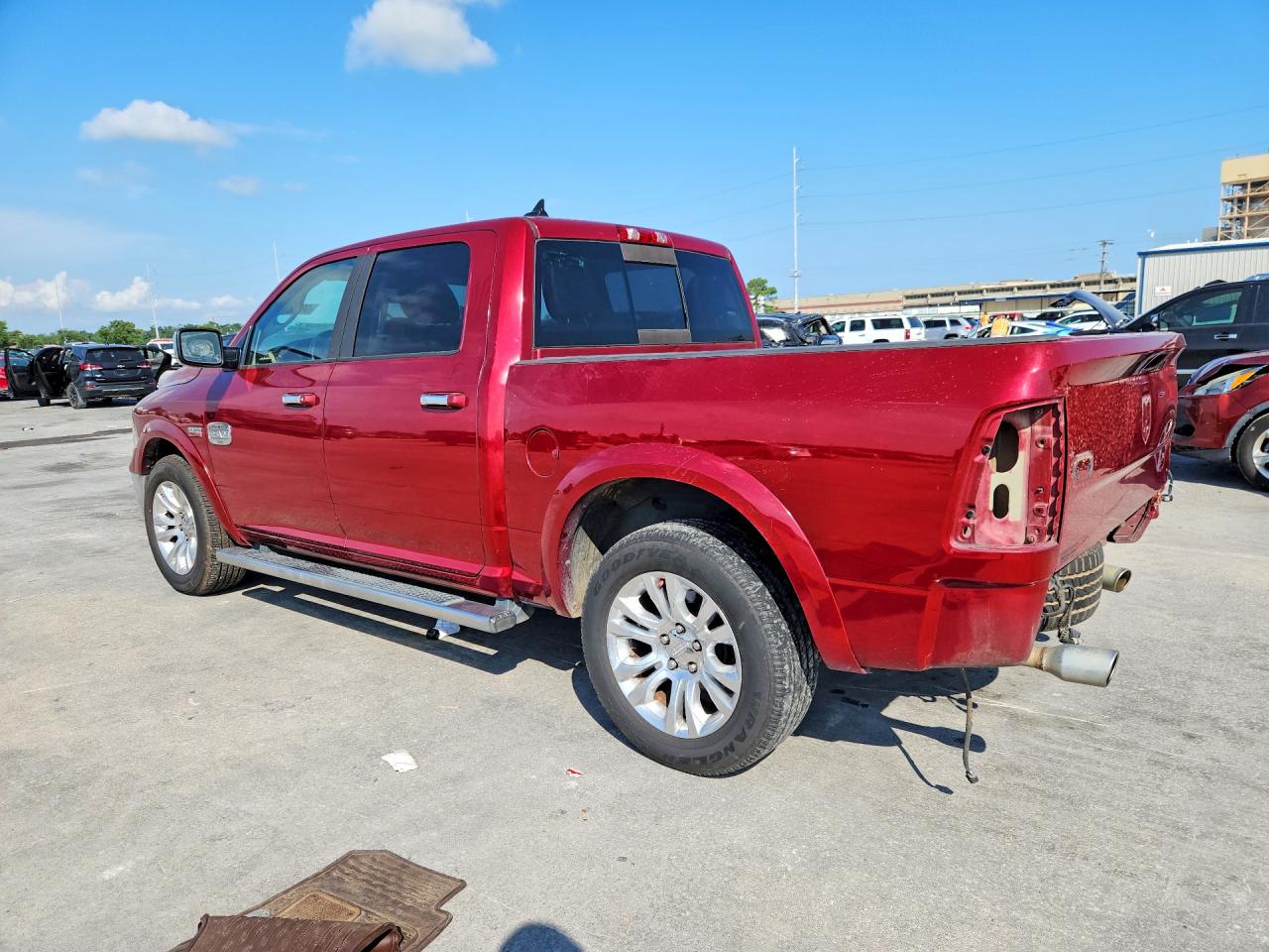 2015 Ram 1500 Longhorn Burgundy vin: 1C6RR6PT8FS639067
