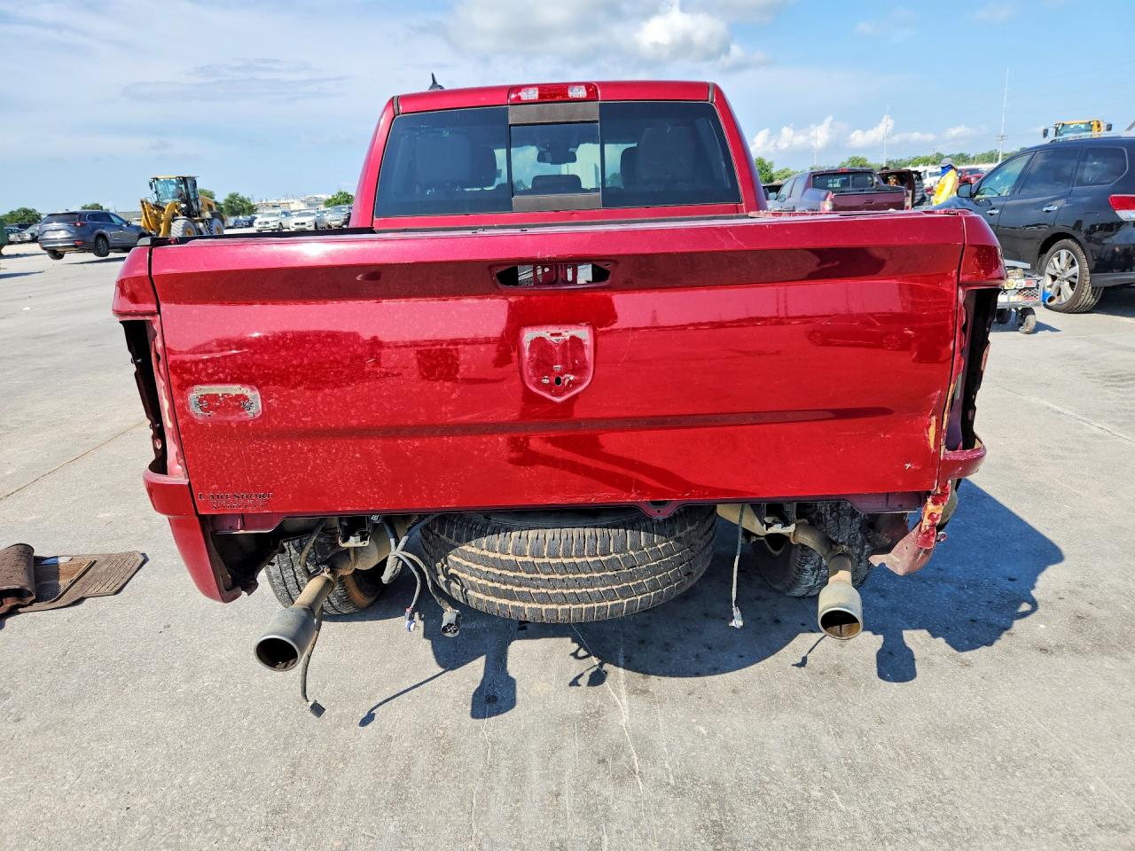 2015 Ram 1500 Longhorn Burgundy vin: 1C6RR6PT8FS639067