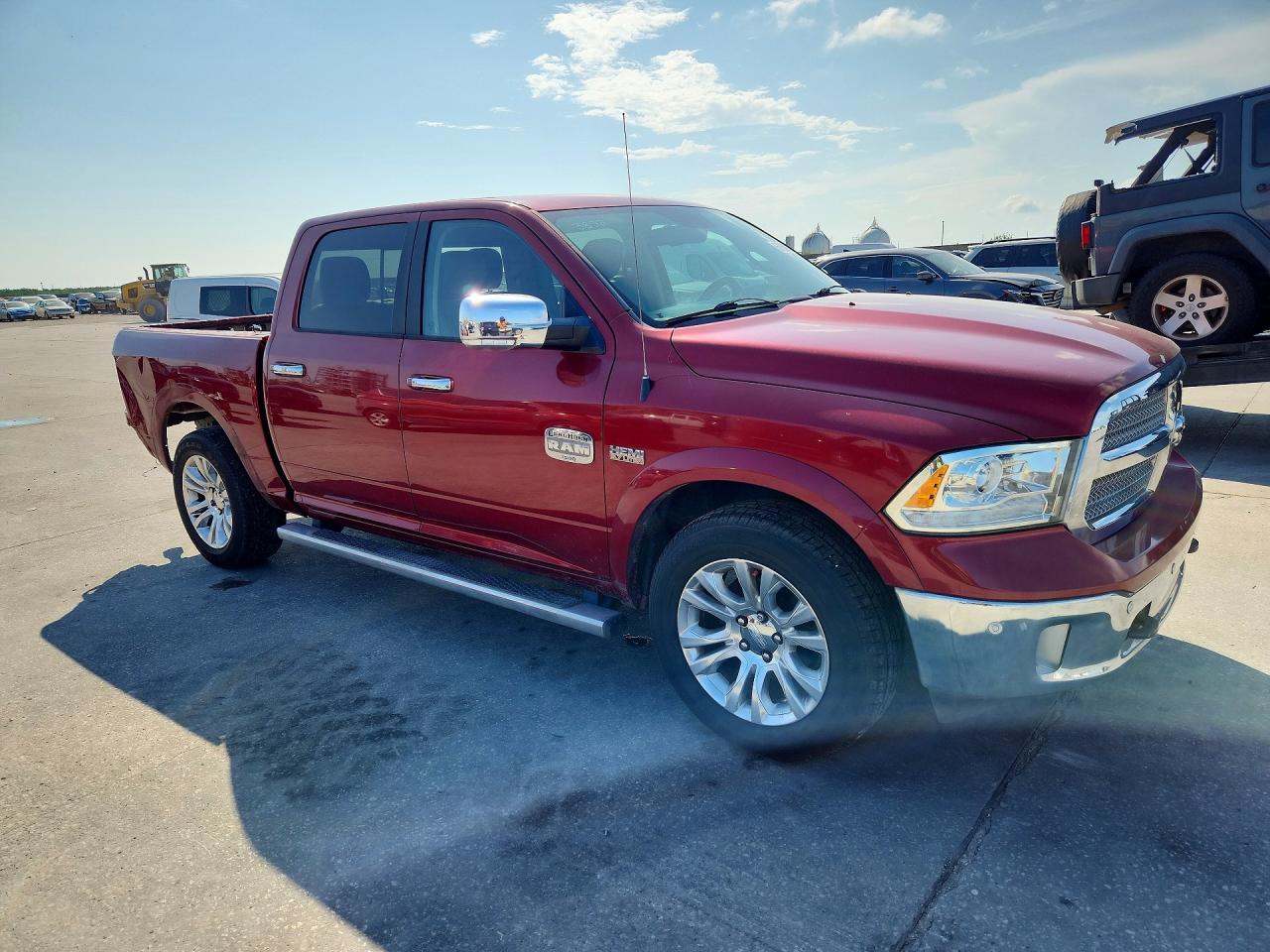 2015 Ram 1500 Longhorn Burgundy vin: 1C6RR6PT8FS639067