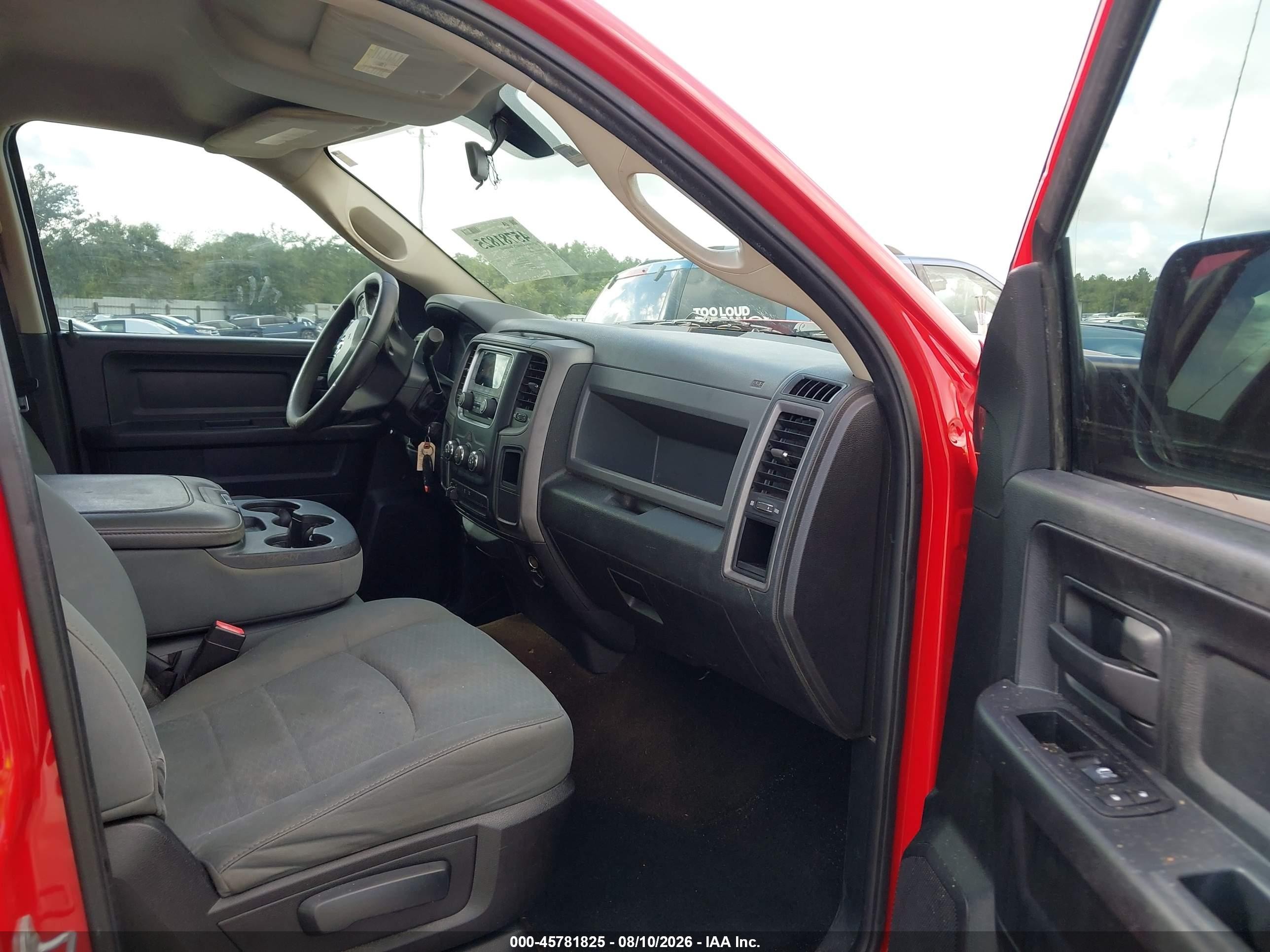 2014 Ram 1500 Tradesman Red vin: 1C6RR6ST1ES146028