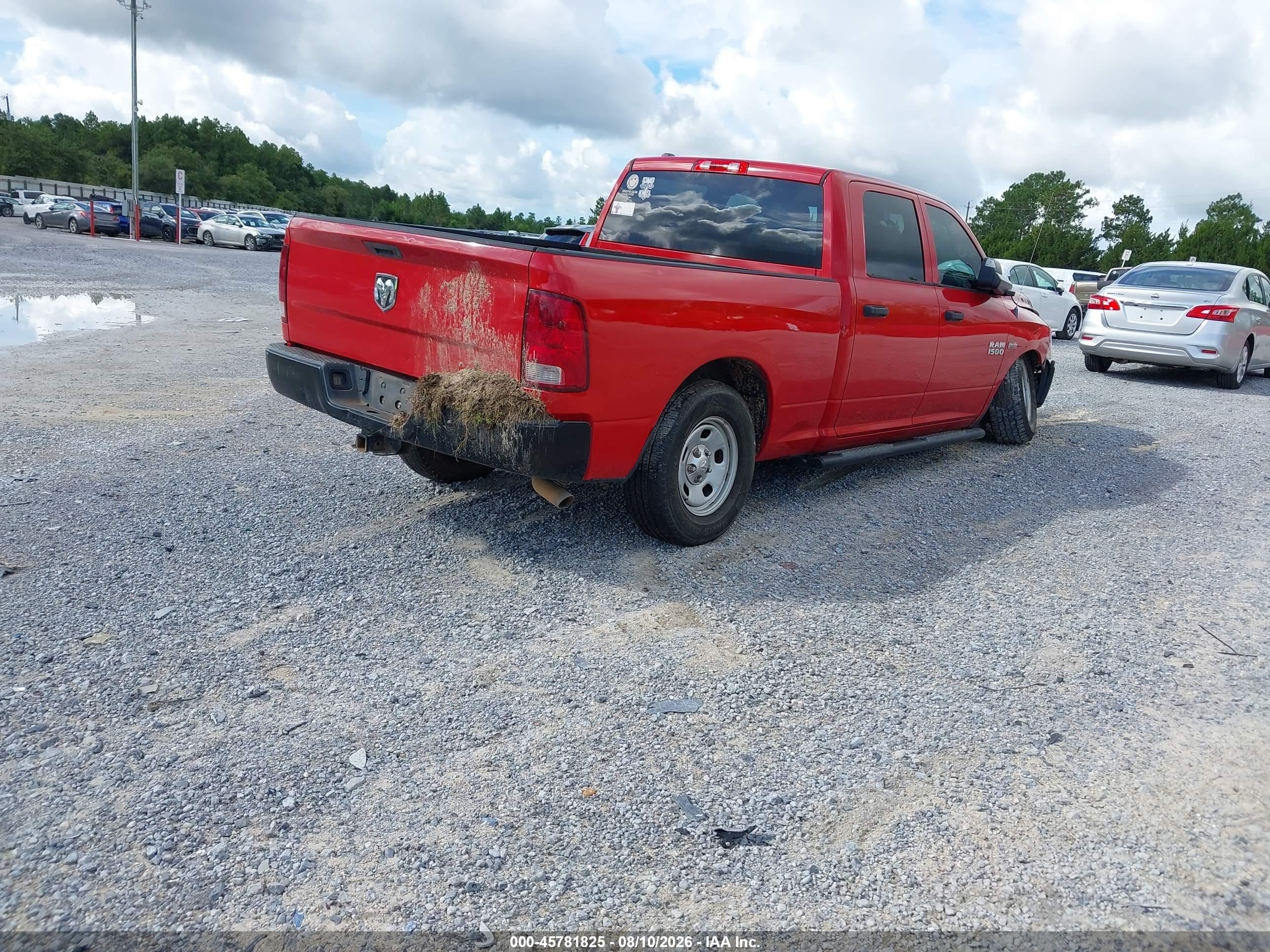 2014 Ram 1500 Tradesman Red vin: 1C6RR6ST1ES146028
