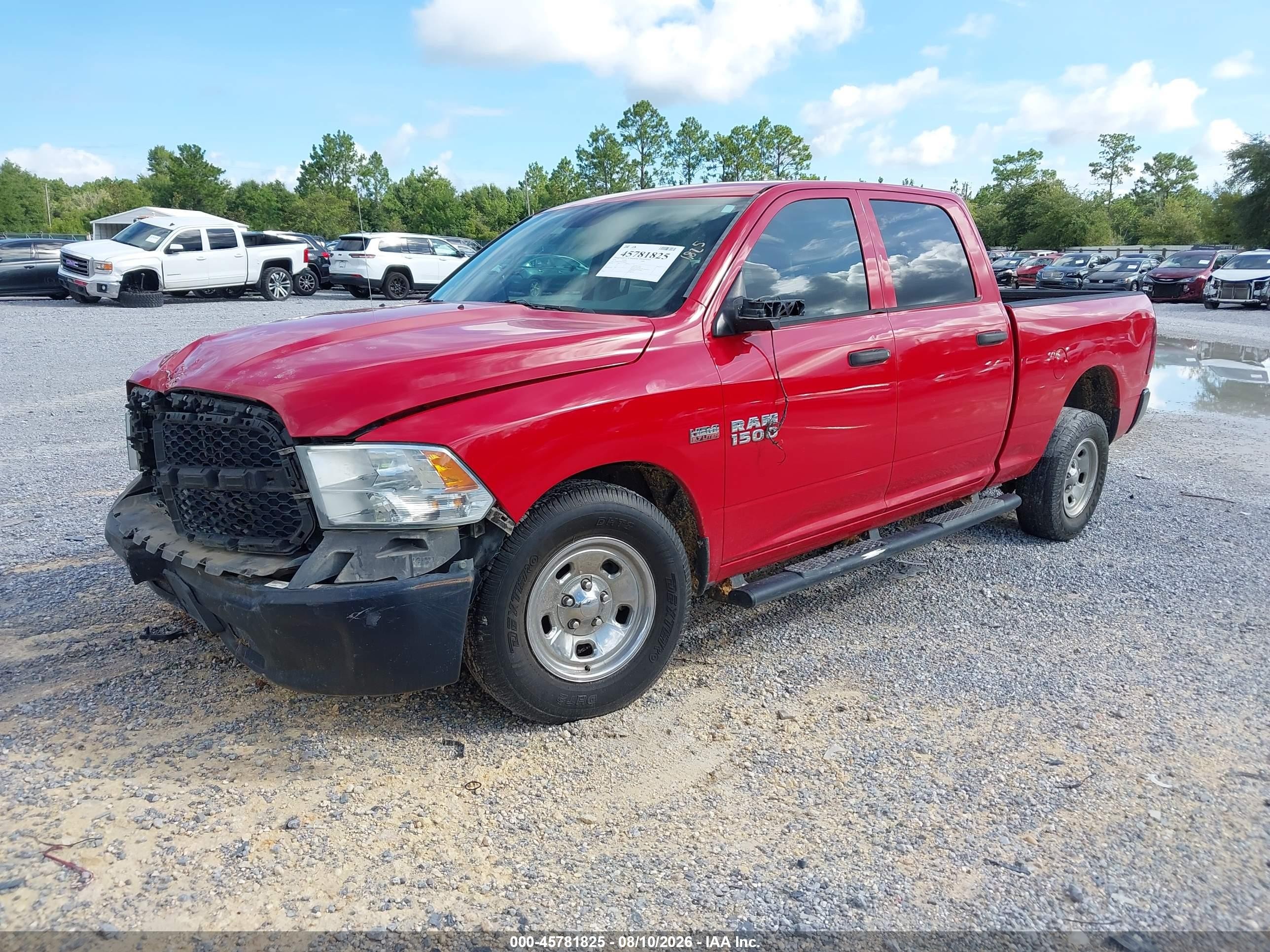 2014 Ram 1500 Tradesman Red vin: 1C6RR6ST1ES146028