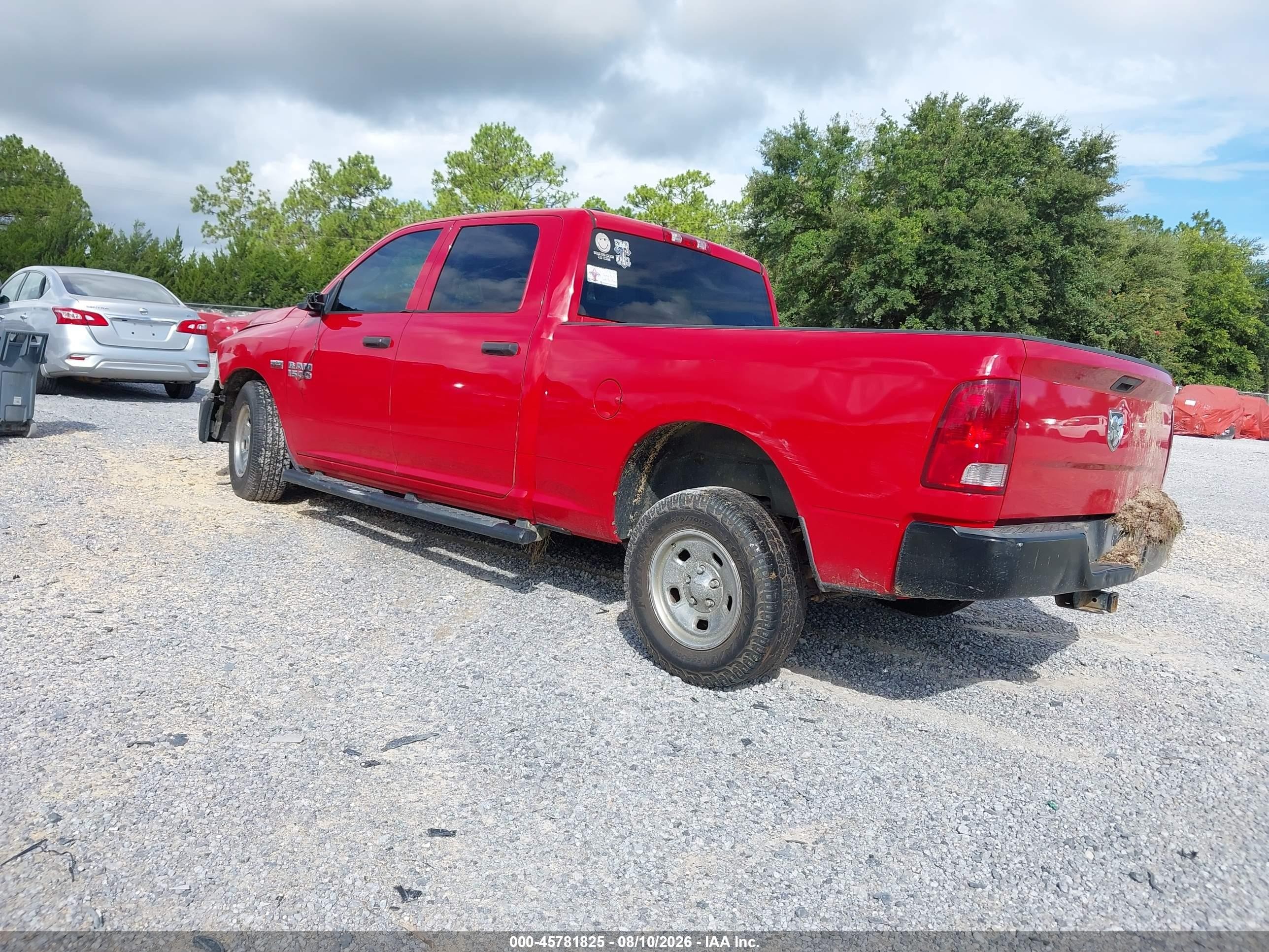 2014 Ram 1500 Tradesman Red vin: 1C6RR6ST1ES146028