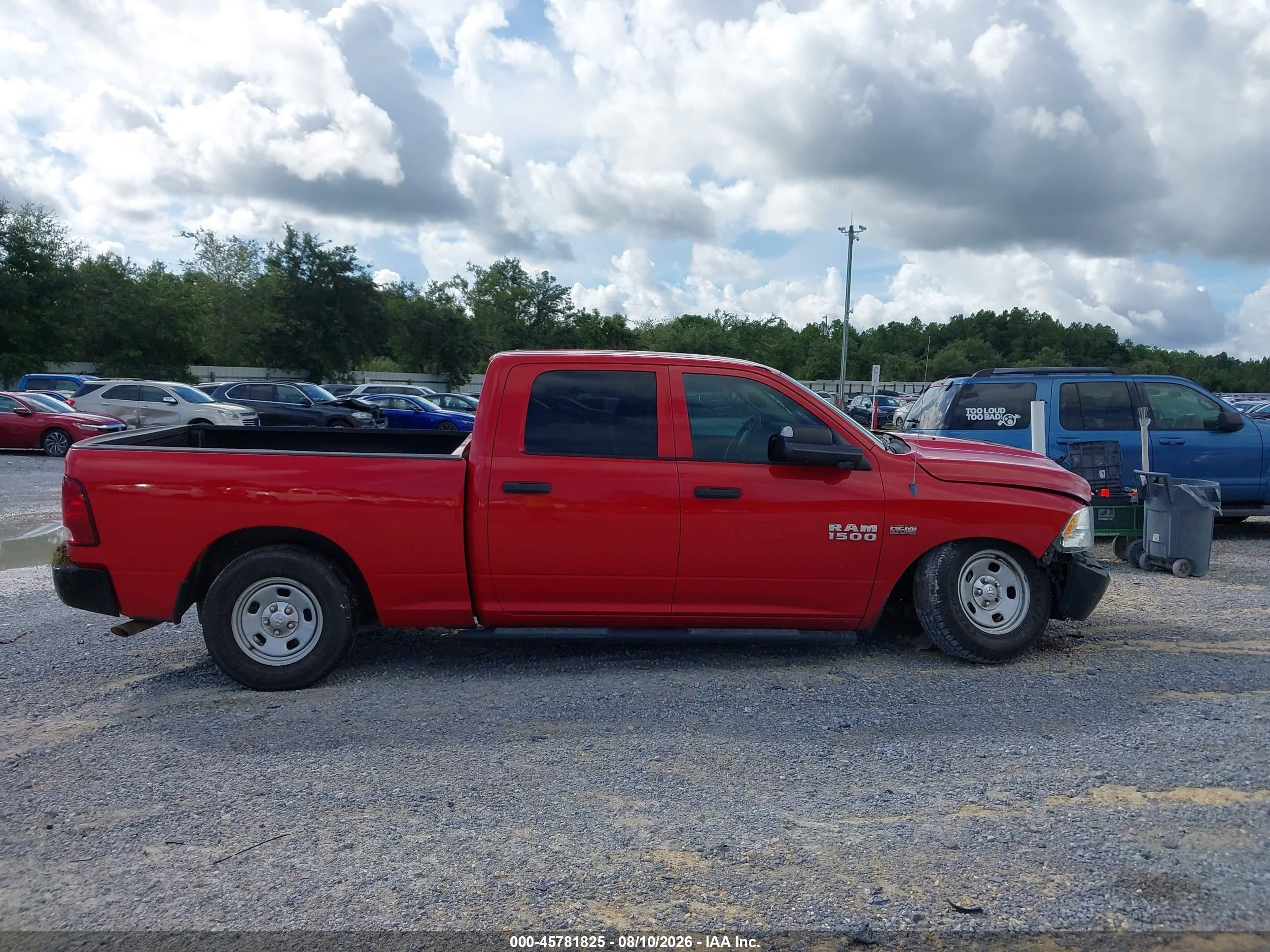 2014 Ram 1500 Tradesman Red vin: 1C6RR6ST1ES146028