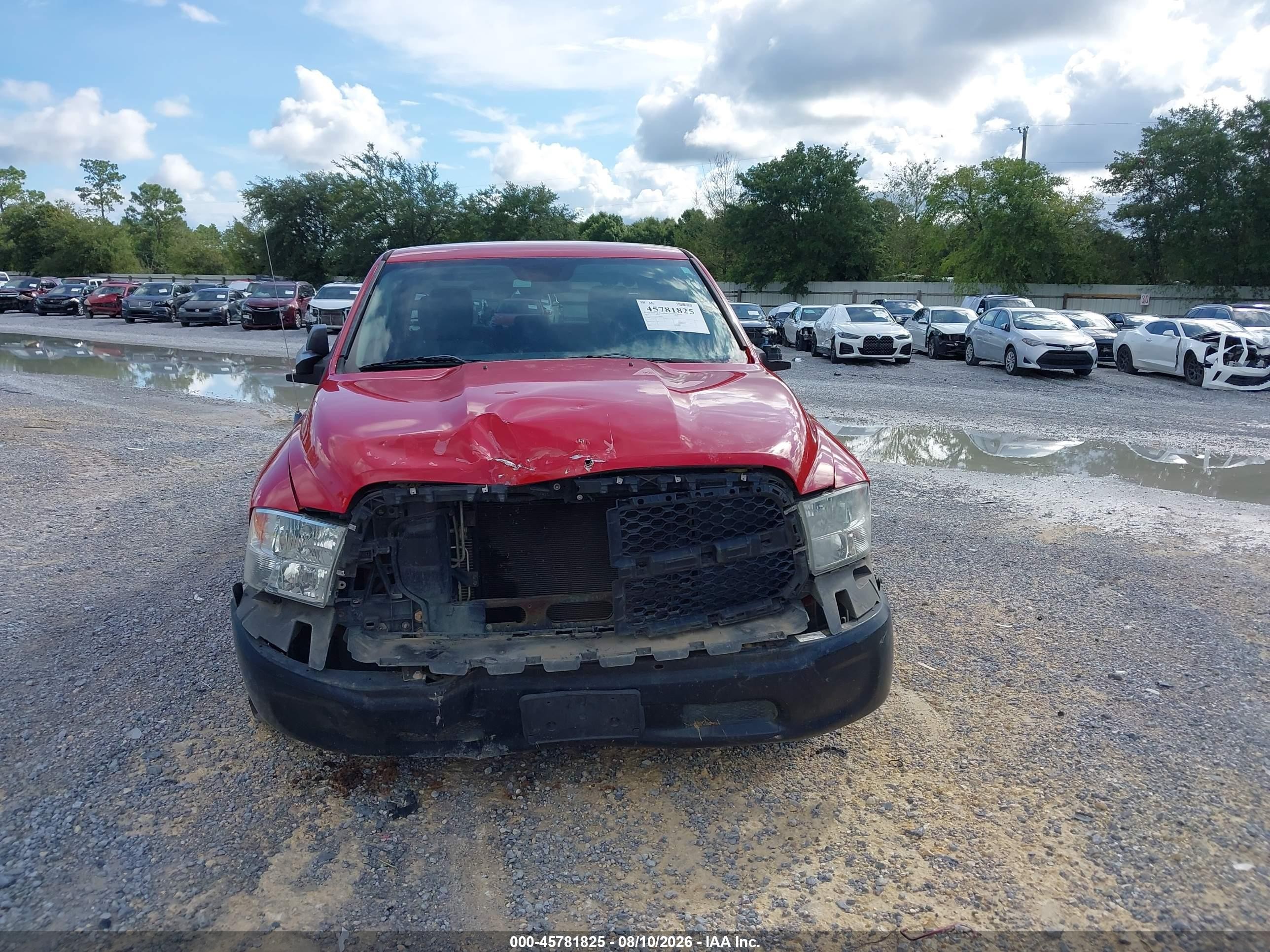 2014 Ram 1500 Tradesman Red vin: 1C6RR6ST1ES146028
