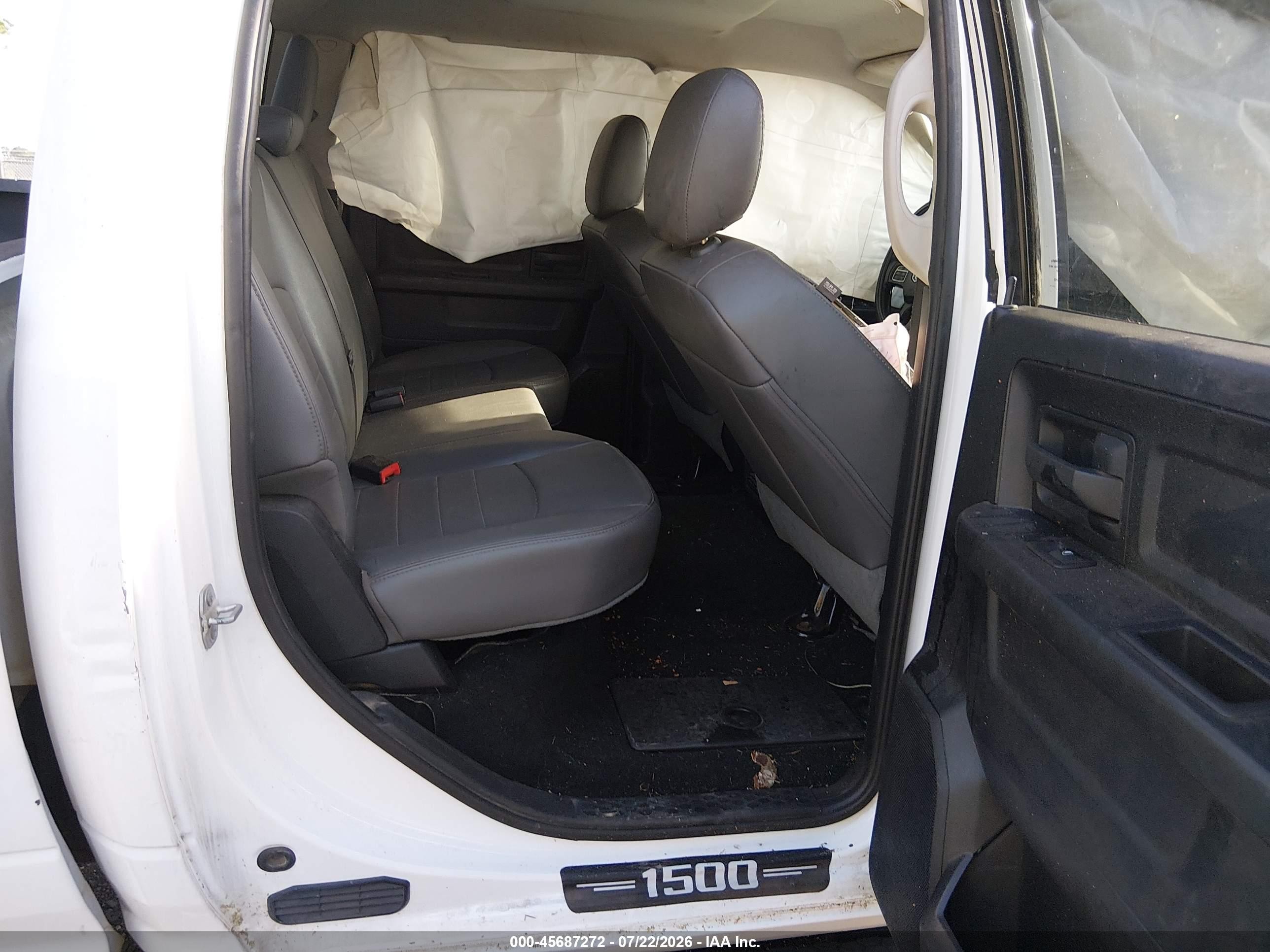 2014 Ram 1500 Tradesman White vin: 1C6RR6ST3ES478424