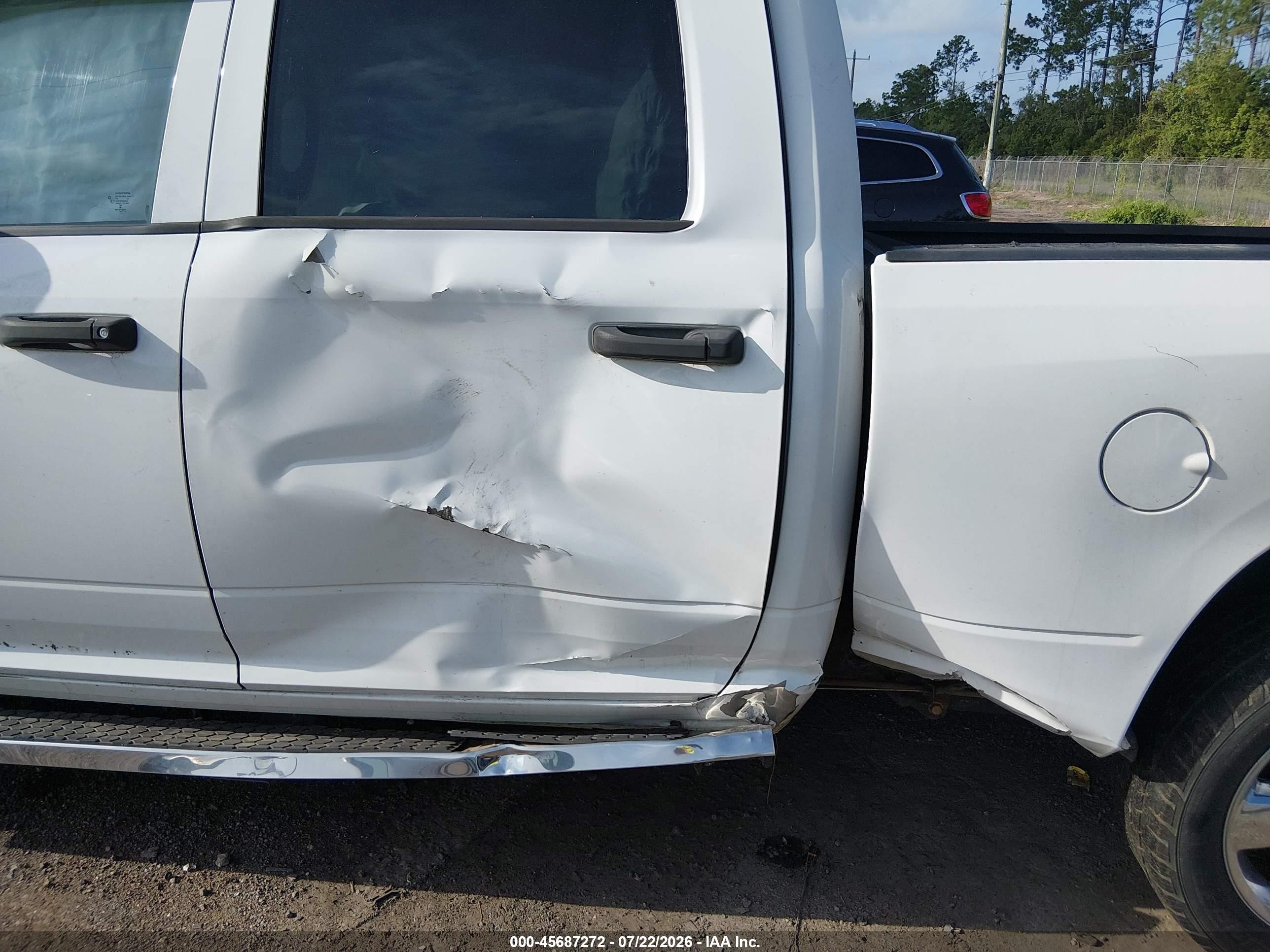 2014 Ram 1500 Tradesman White vin: 1C6RR6ST3ES478424