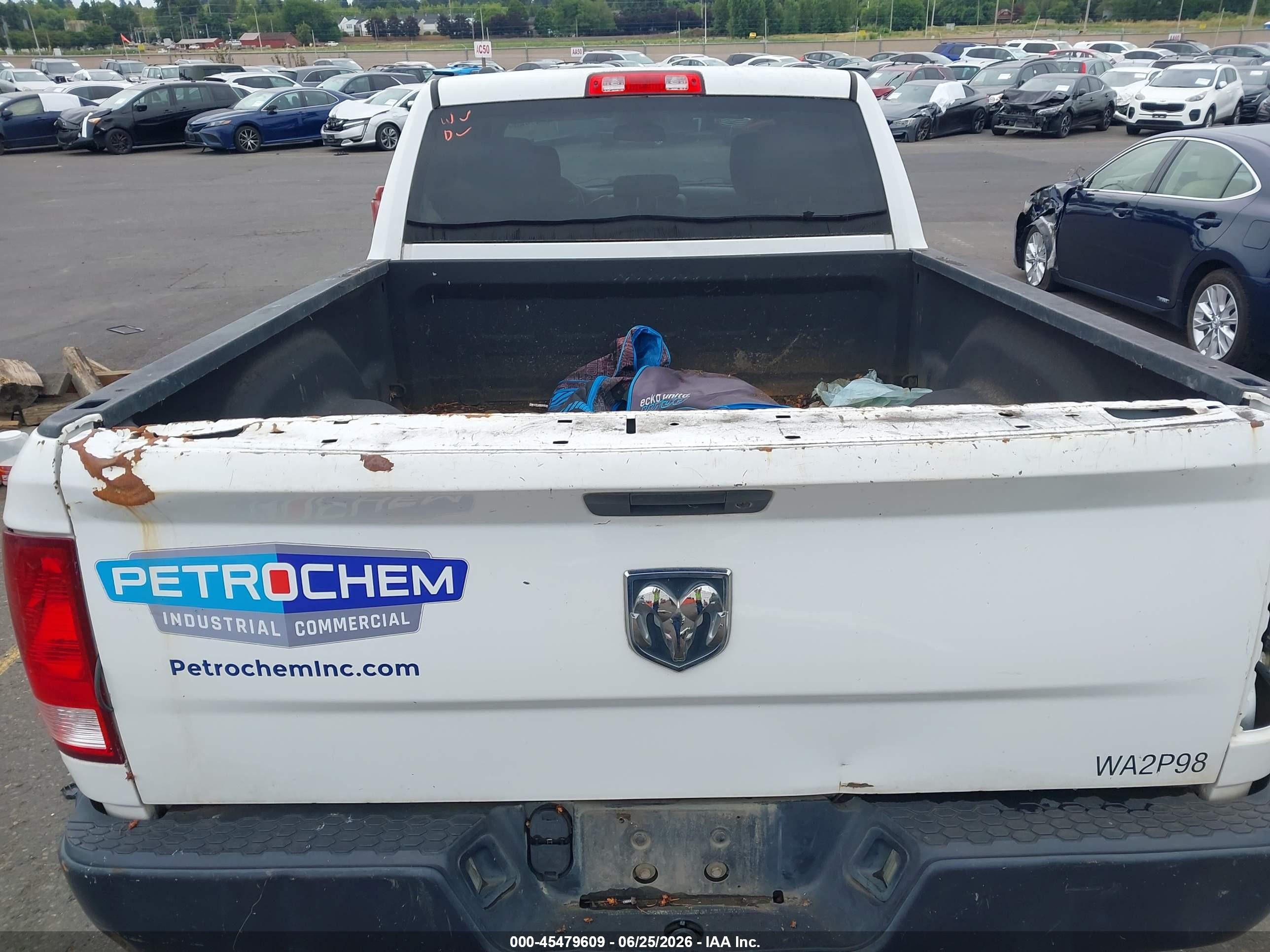 2015 Ram 1500 Tradesman White vin: 1C6RR6ST8FS761774