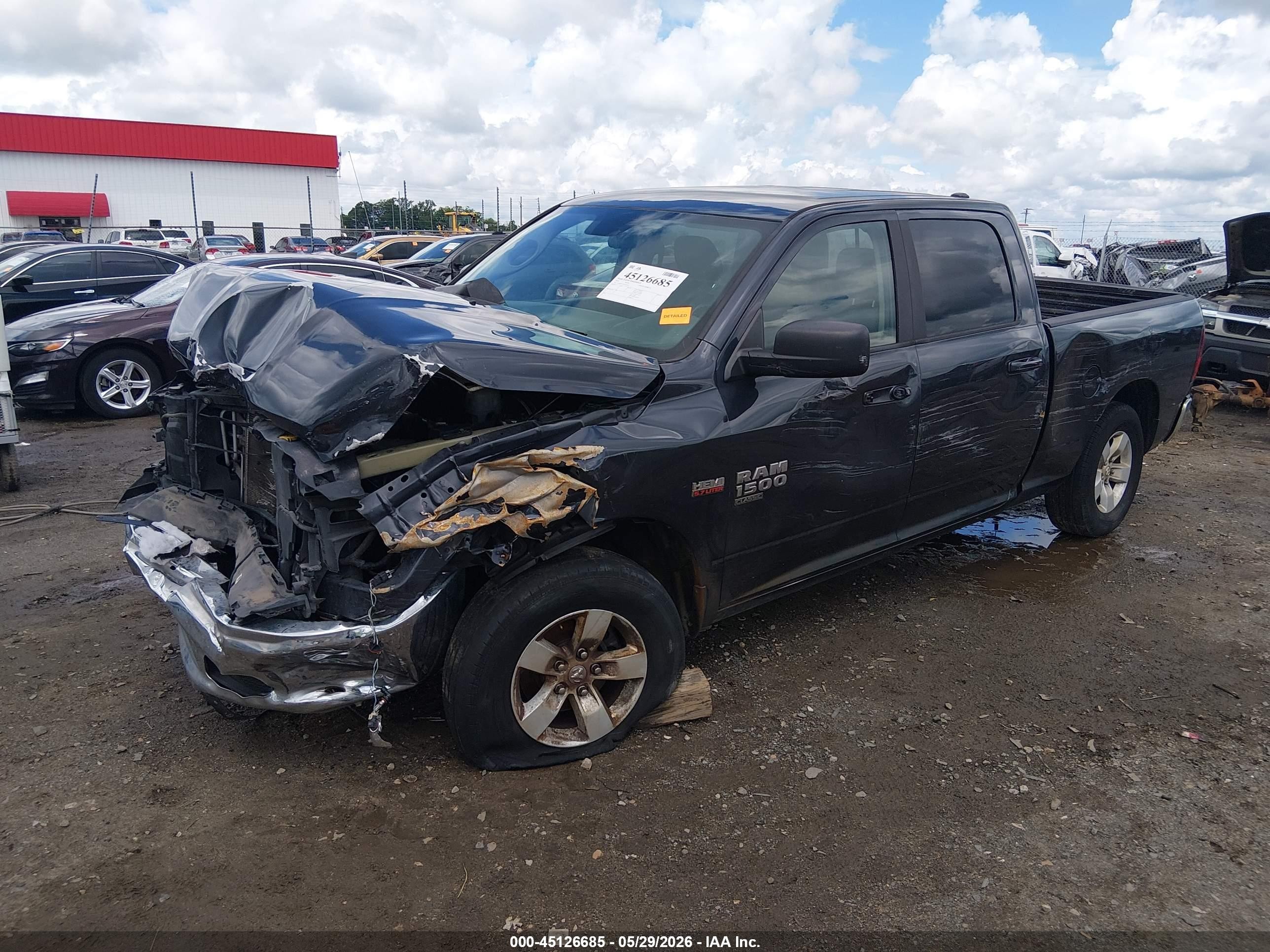 2020 Ram 1500 Classic Slt  4x2 6'4 Box Gray vin: 1C6RR6TT2LS102051