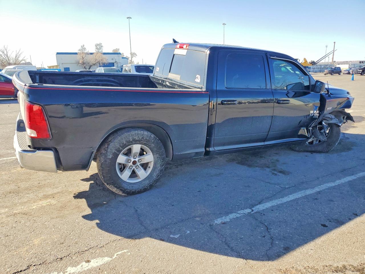 2019 Ram 1500 Classic Slt Black vin: 1C6RR6TT3KS642717