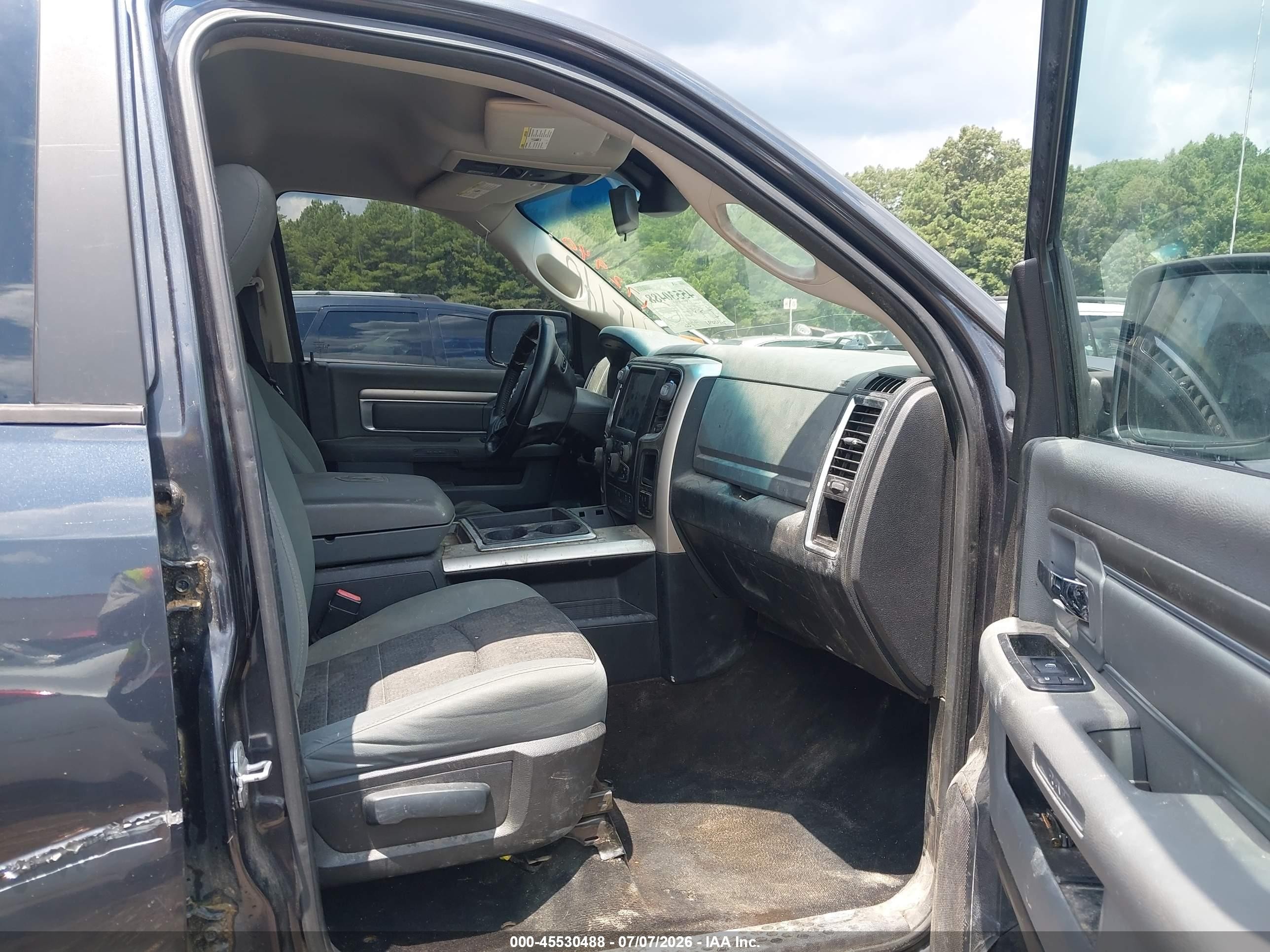 2014 Ram 1500 Big Horn Black vin: 1C6RR6TT5ES172940