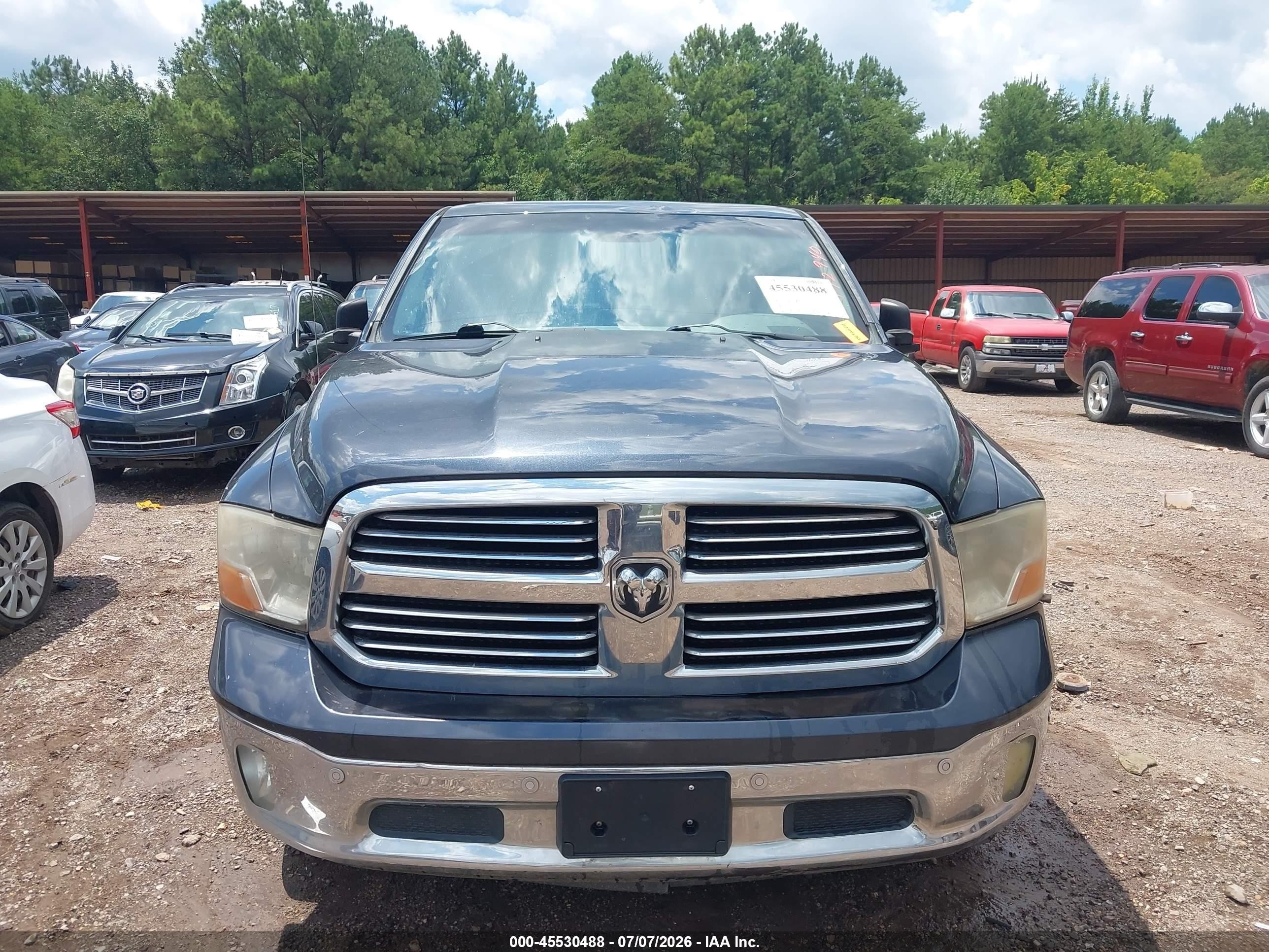 2014 Ram 1500 Big Horn Black vin: 1C6RR6TT5ES172940