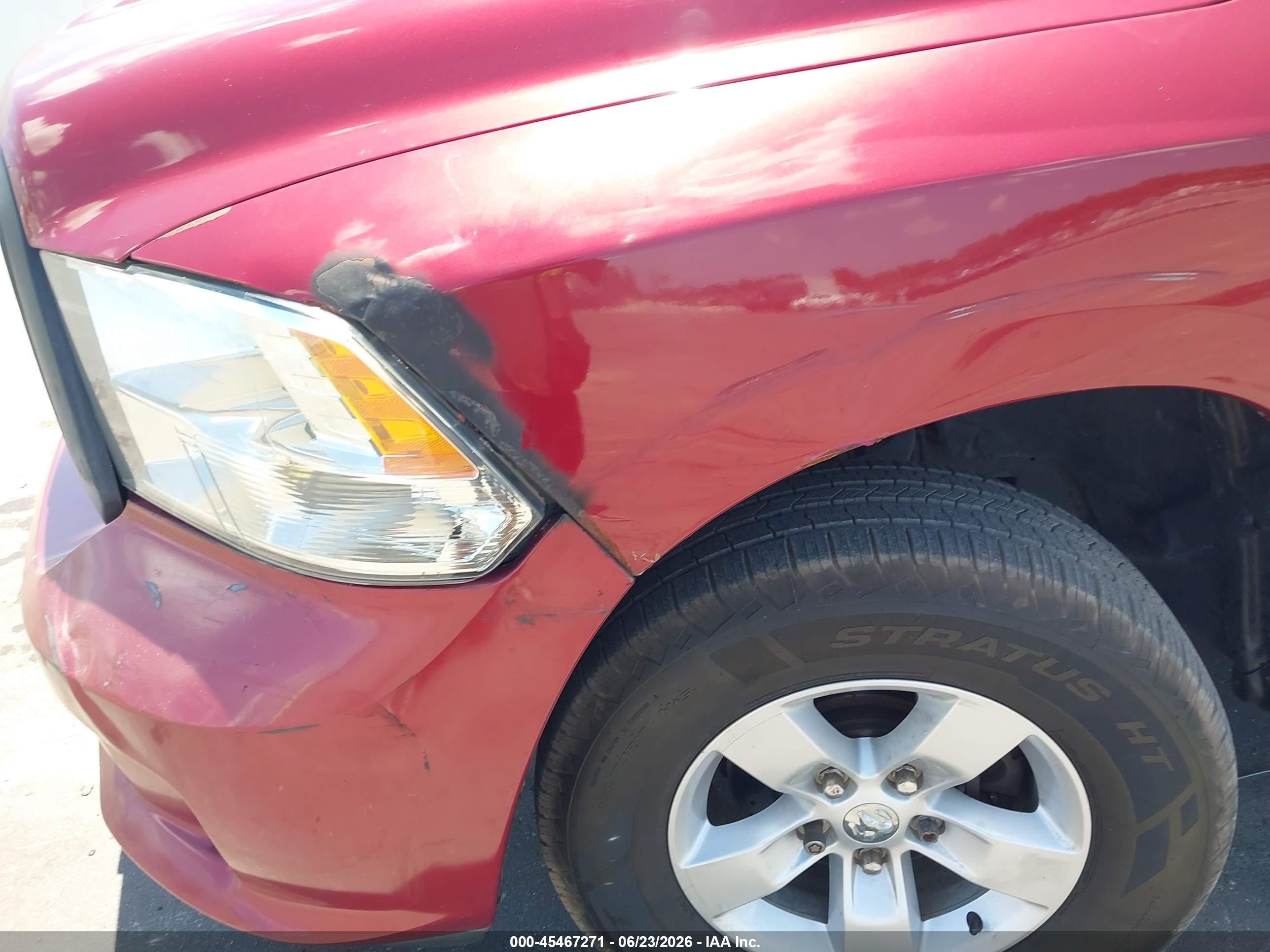 2014 Ram 1500 Sport Red vin: 1C6RR6UT0ES198442