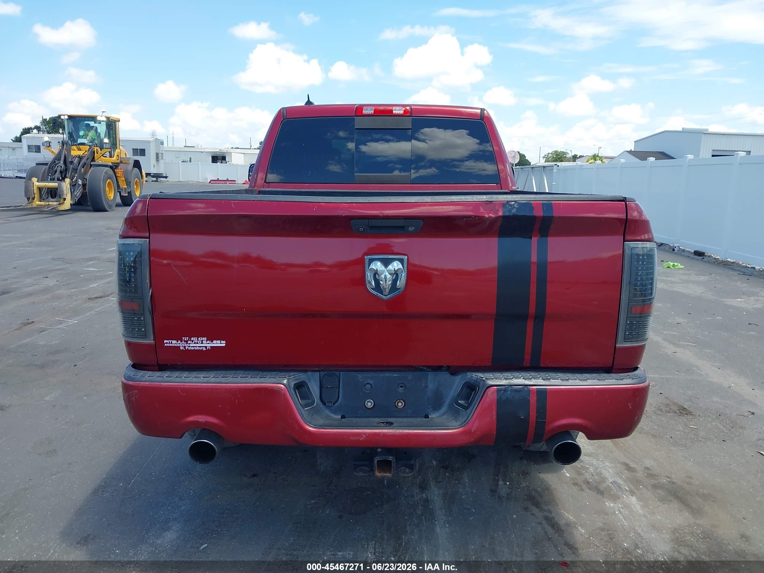 2014 Ram 1500 Sport Red vin: 1C6RR6UT0ES198442