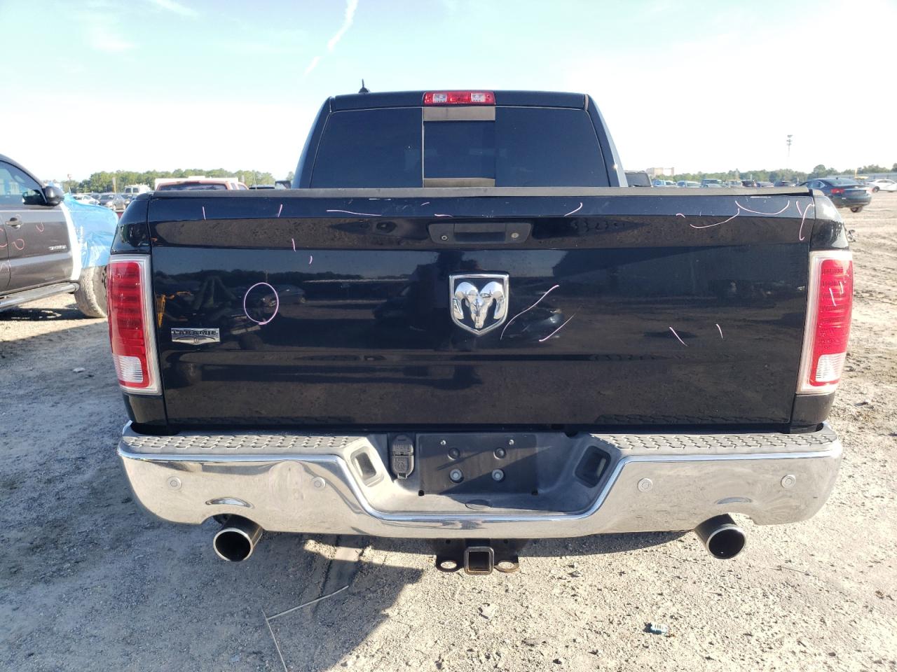 2014 Ram 1500 Laramie Черный vin: 1C6RR6VT3ES147063