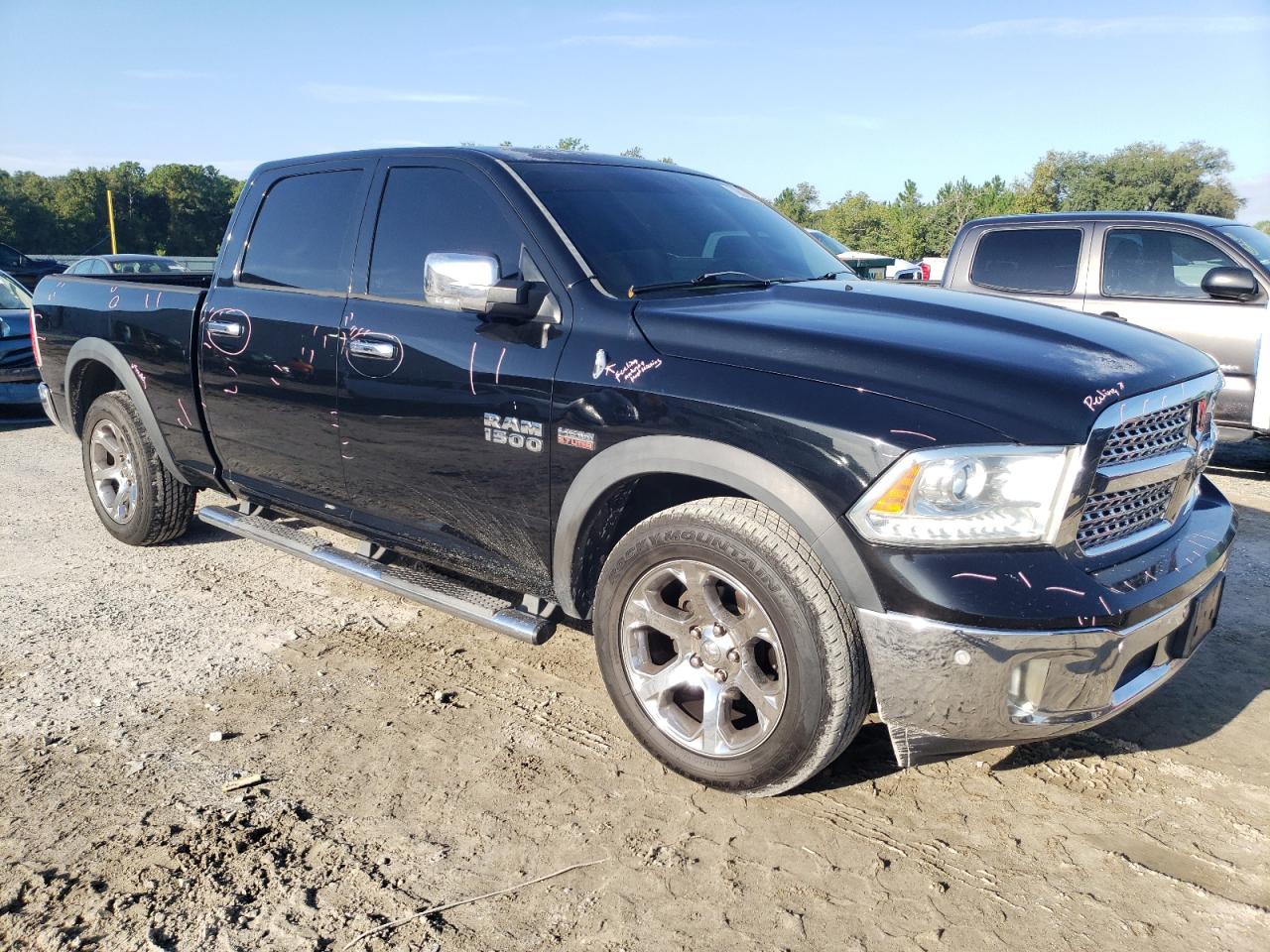 2014 Ram 1500 Laramie Черный vin: 1C6RR6VT3ES147063