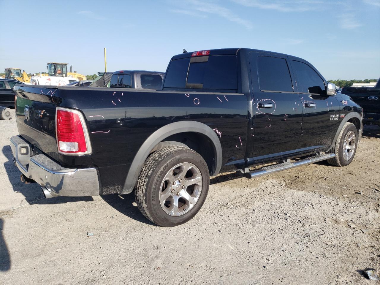2014 Ram 1500 Laramie Черный vin: 1C6RR6VT3ES147063