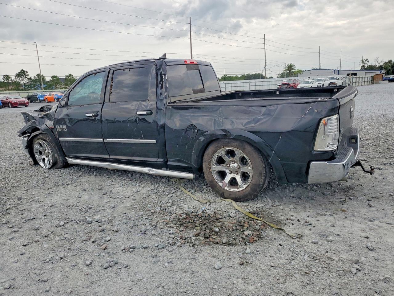 2014 Ram 1500 Laramie Черный vin: 1C6RR6VT4ES298784