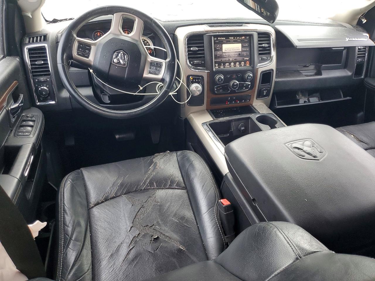2014 Ram 1500 Laramie Черный vin: 1C6RR6VT4ES298784