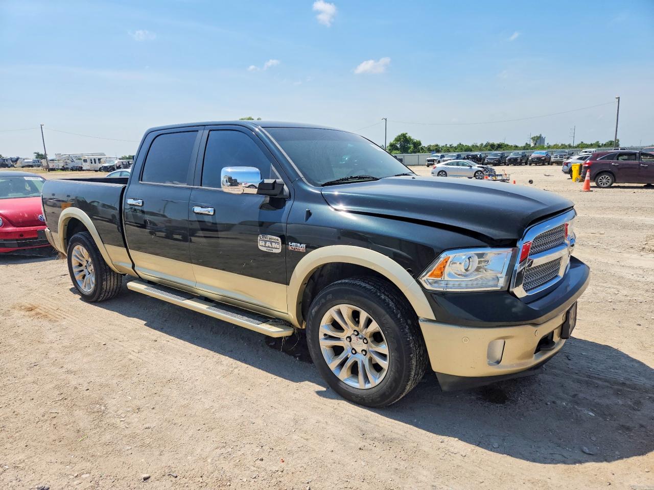 2015 Ram 1500 Longhorn Black vin: 1C6RR6WT2FS614053