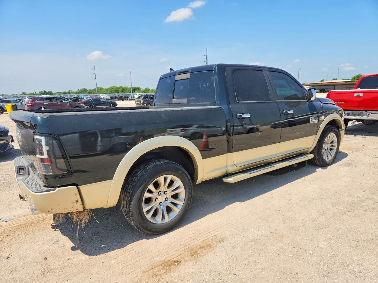 2015 Ram 1500 Longhorn Black vin: 1C6RR6WT2FS614053