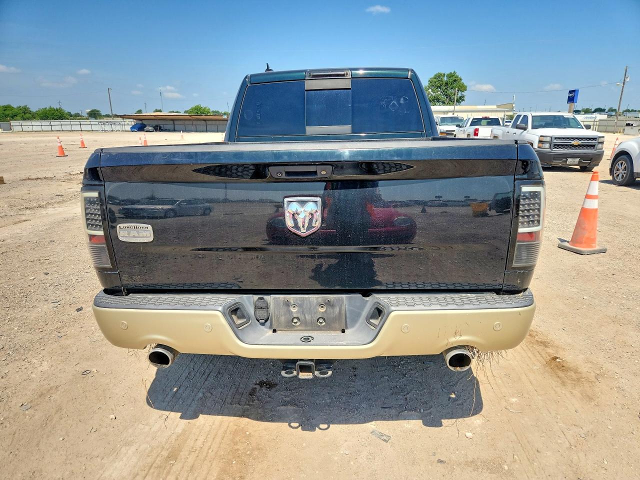 2015 Ram 1500 Longhorn Black vin: 1C6RR6WT2FS614053